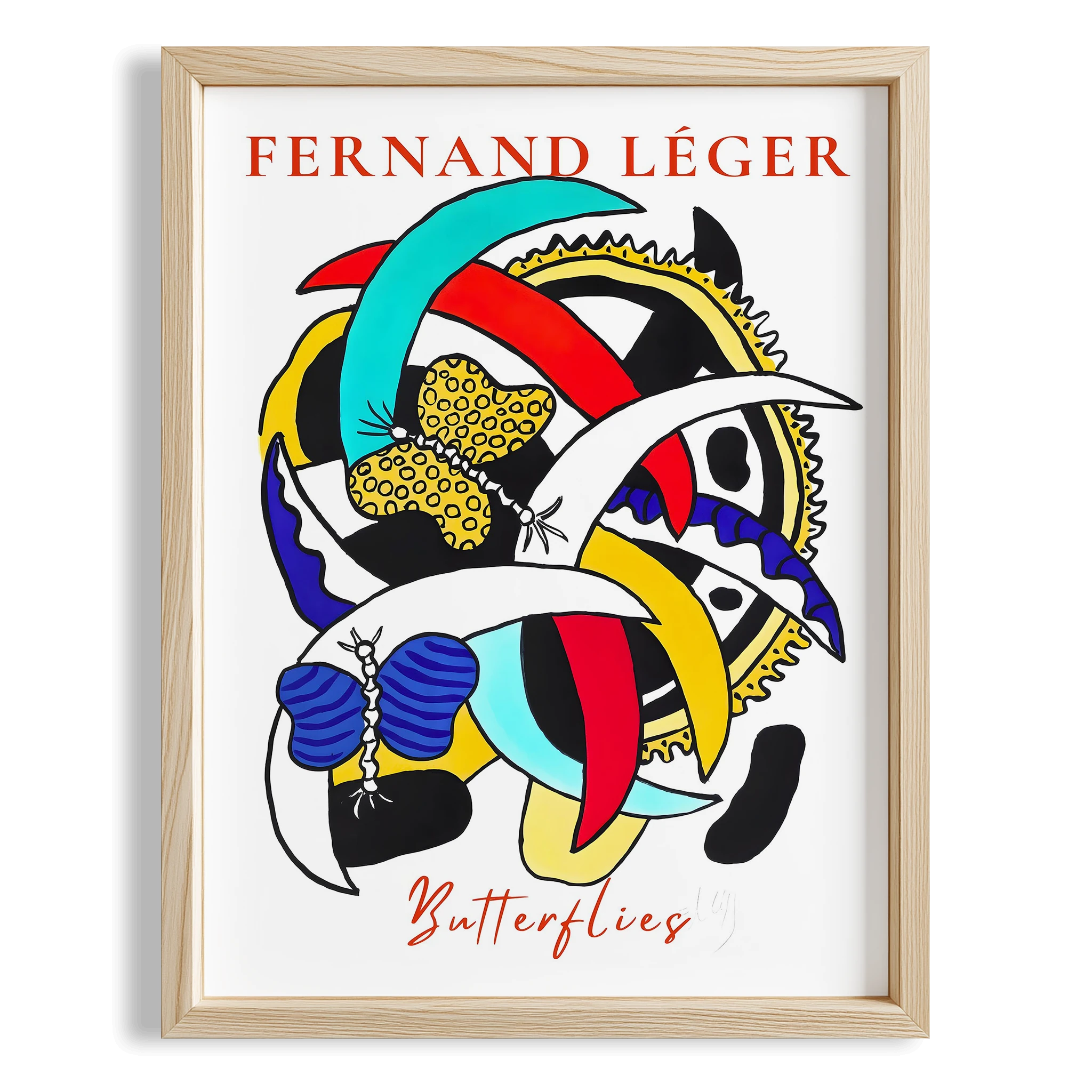 Fernand Leger VI Duvar Tablosu