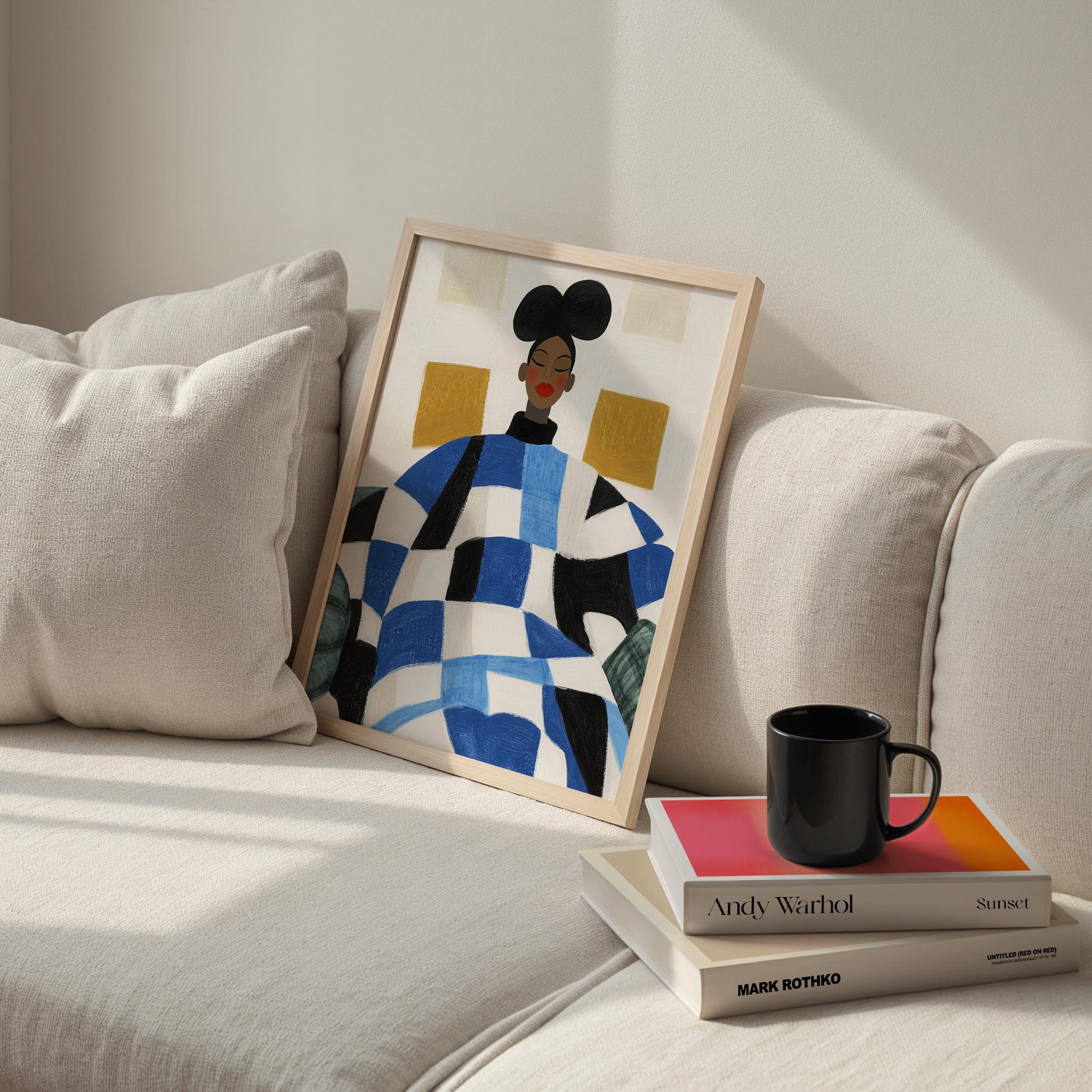 Kadın Portre XXXIII - Geometrik