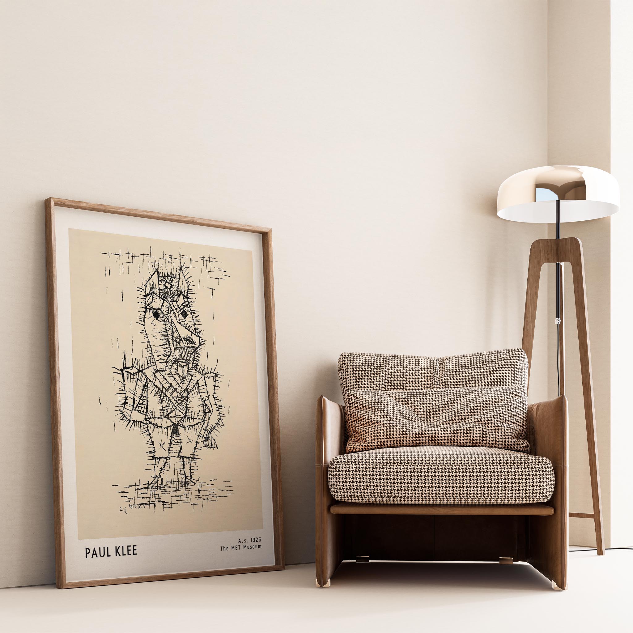 Paul Klee Eşek 1925 Suluboya I Duvar Tablosu