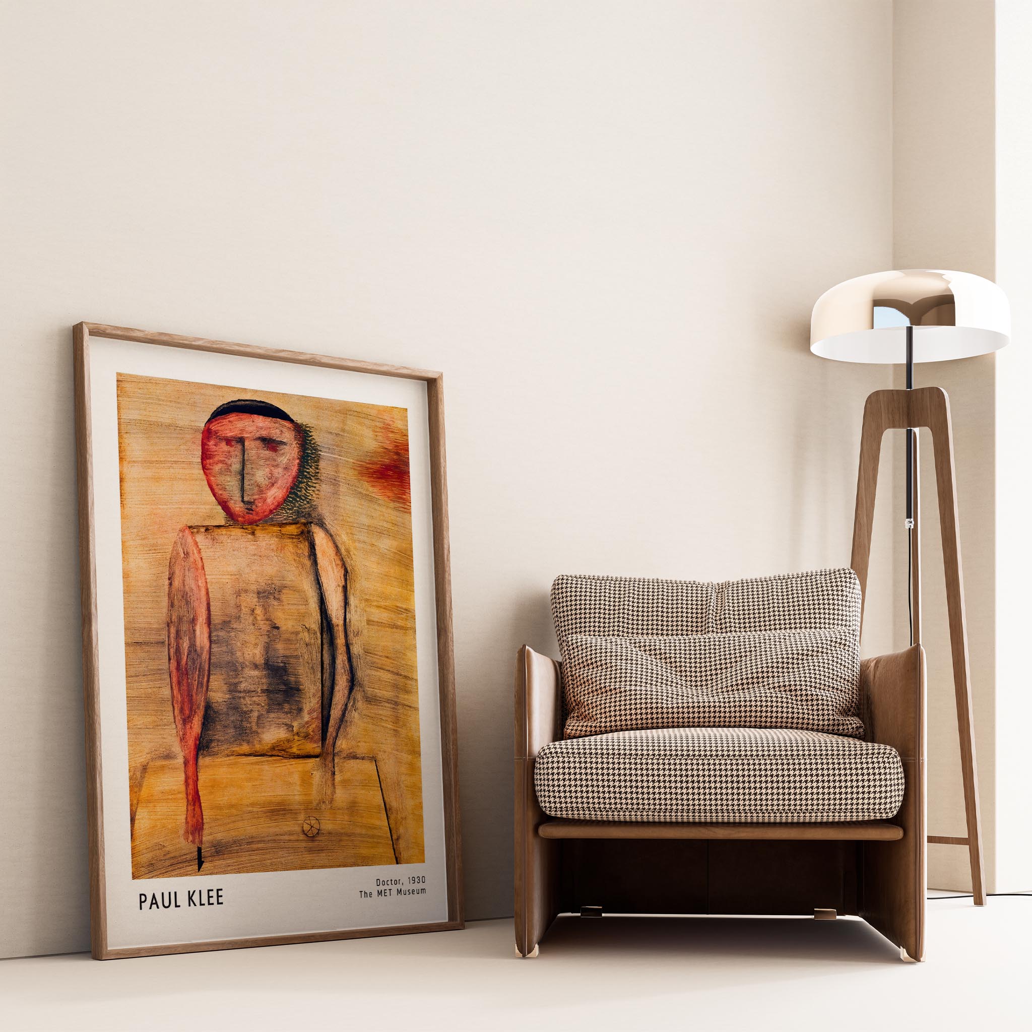 Paul Klee Doktor 1930 Suluboya I Duvar Tablosu