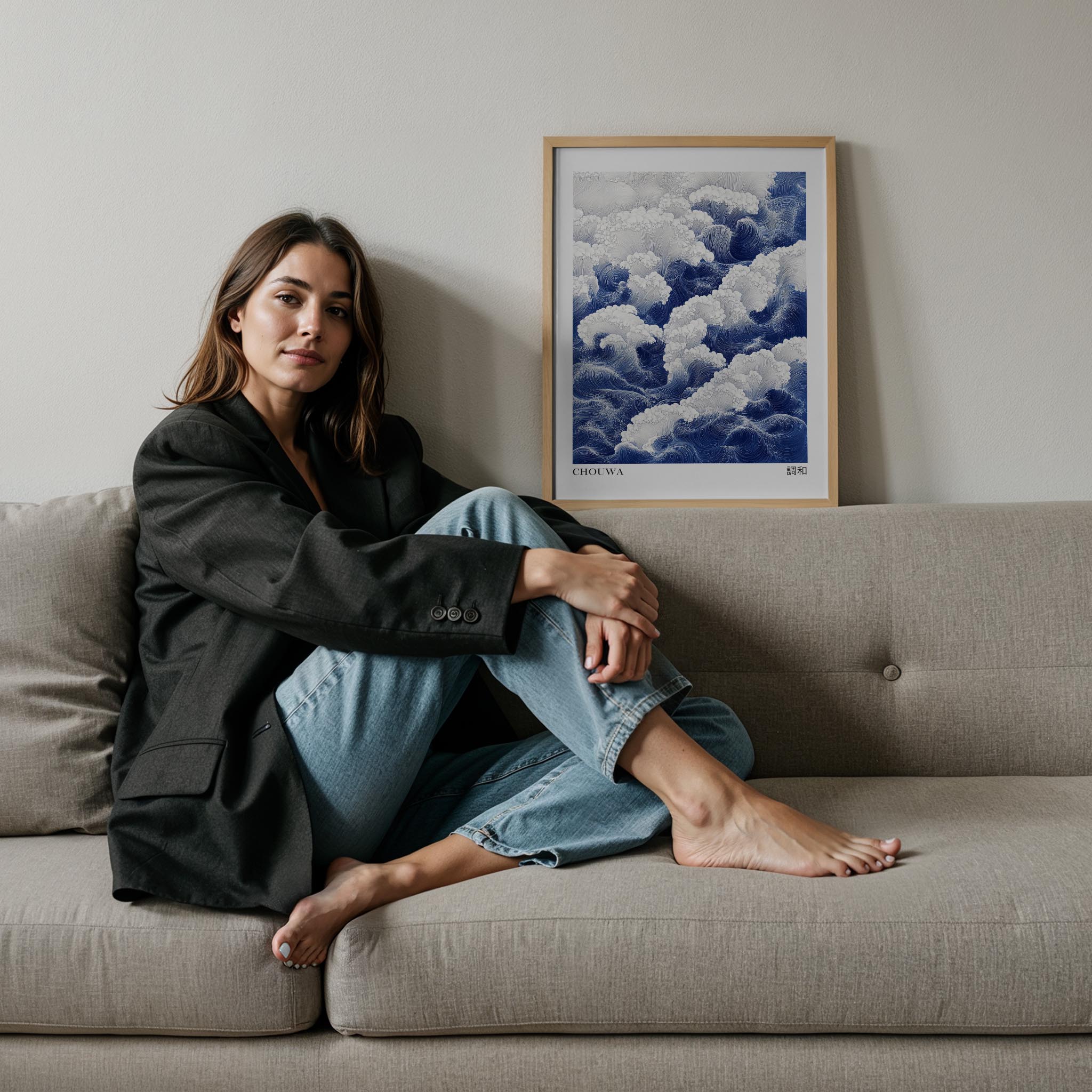 Japandi Mavi I - Ahenk