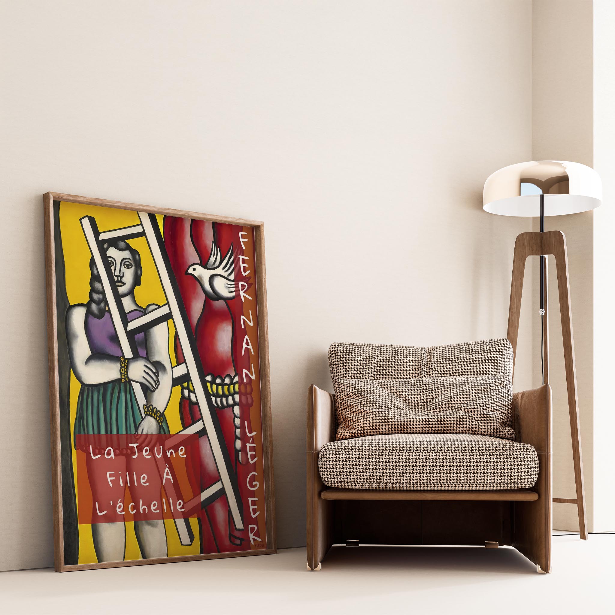 Fernand Leger XVIII Duvar Tablosu