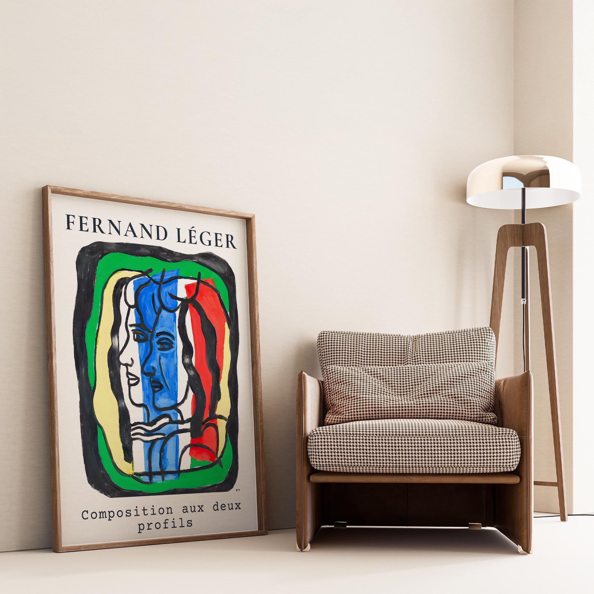 Fernand Leger XXII Duvar Tablosu