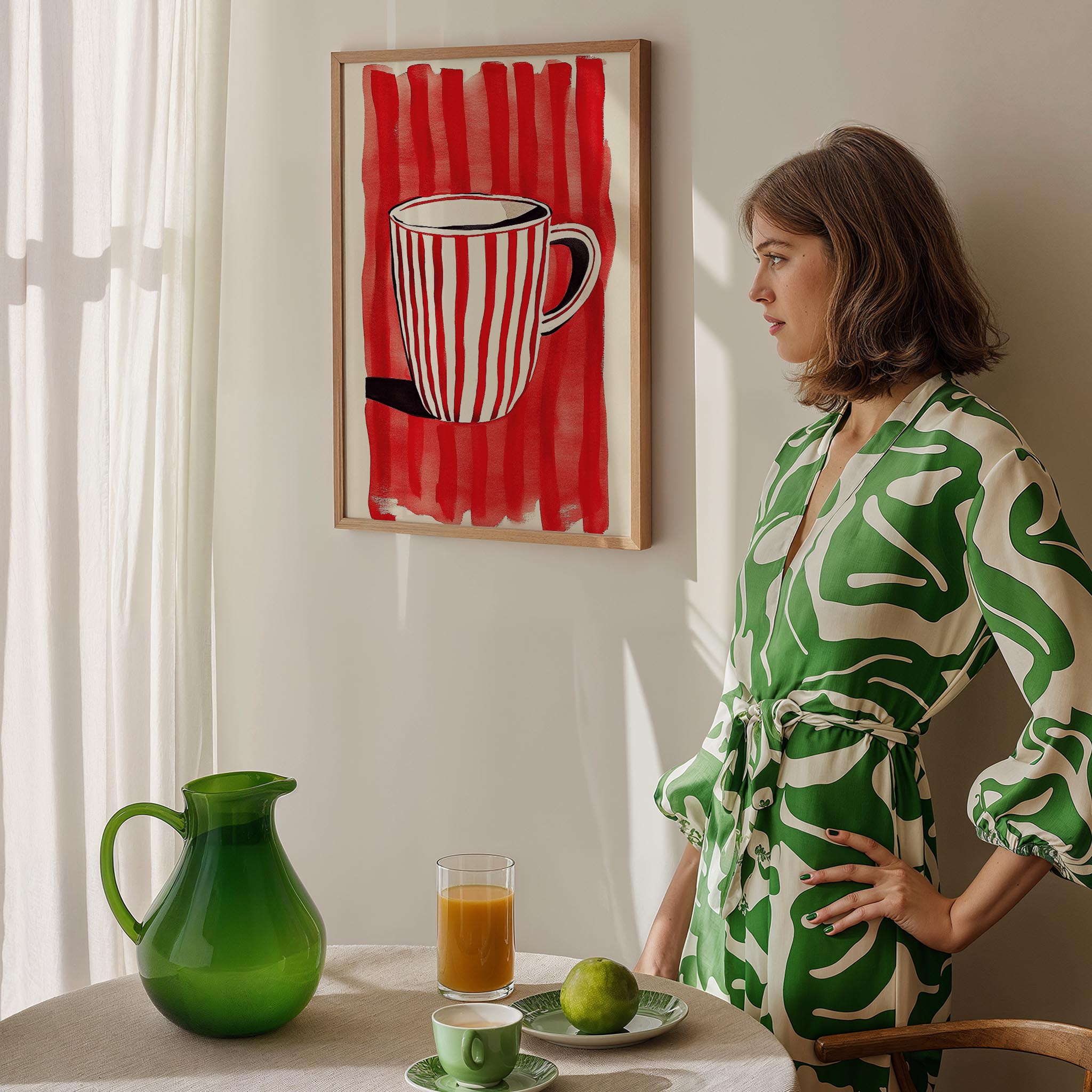 Kırmızı Çizgi Serisi II - Kahve Fincanı