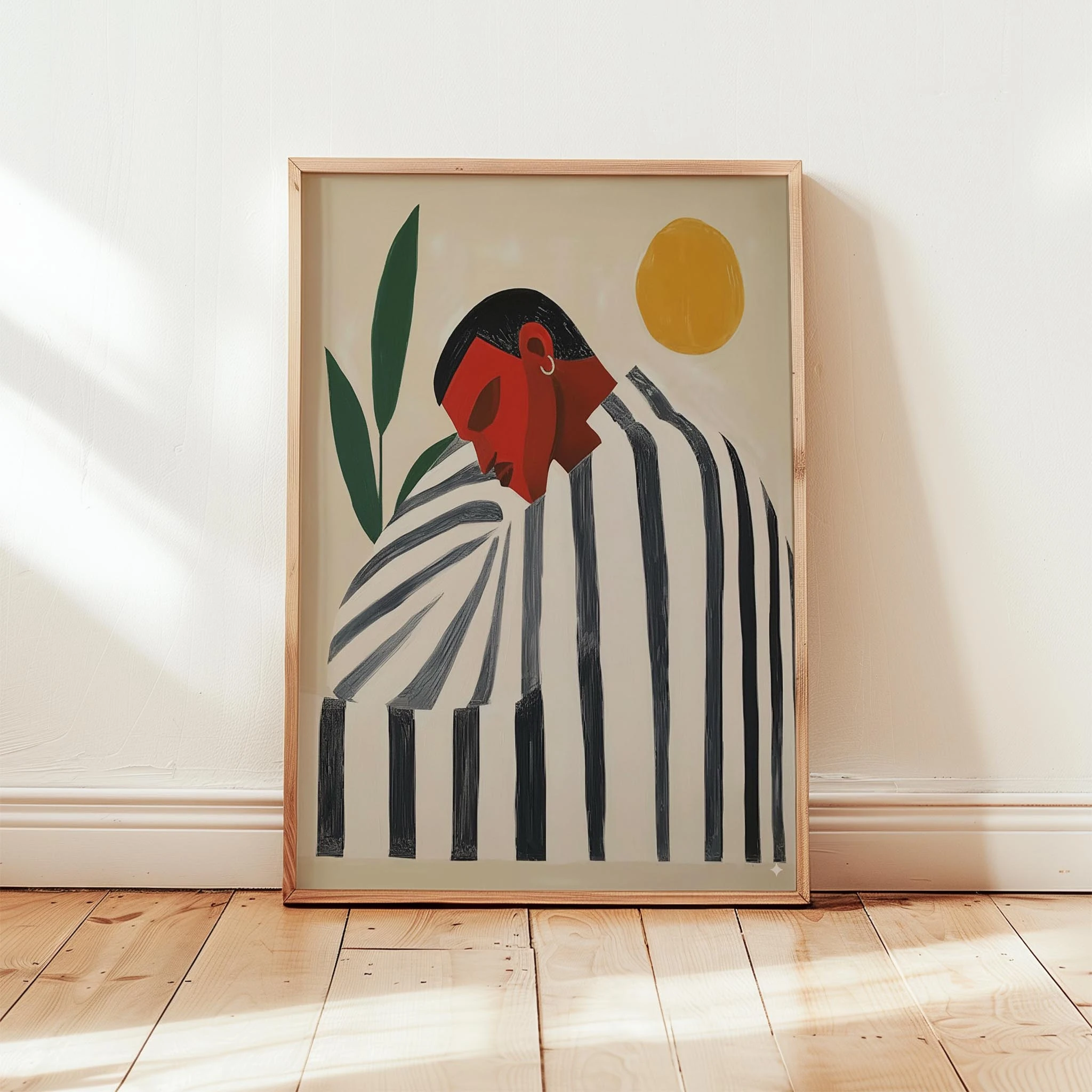 Erkek Portre VIII - Çizgili Bohem