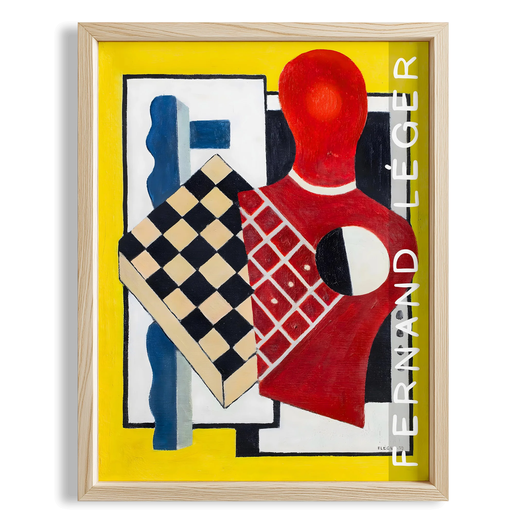 Fernand Leger VII Duvar Tablosu