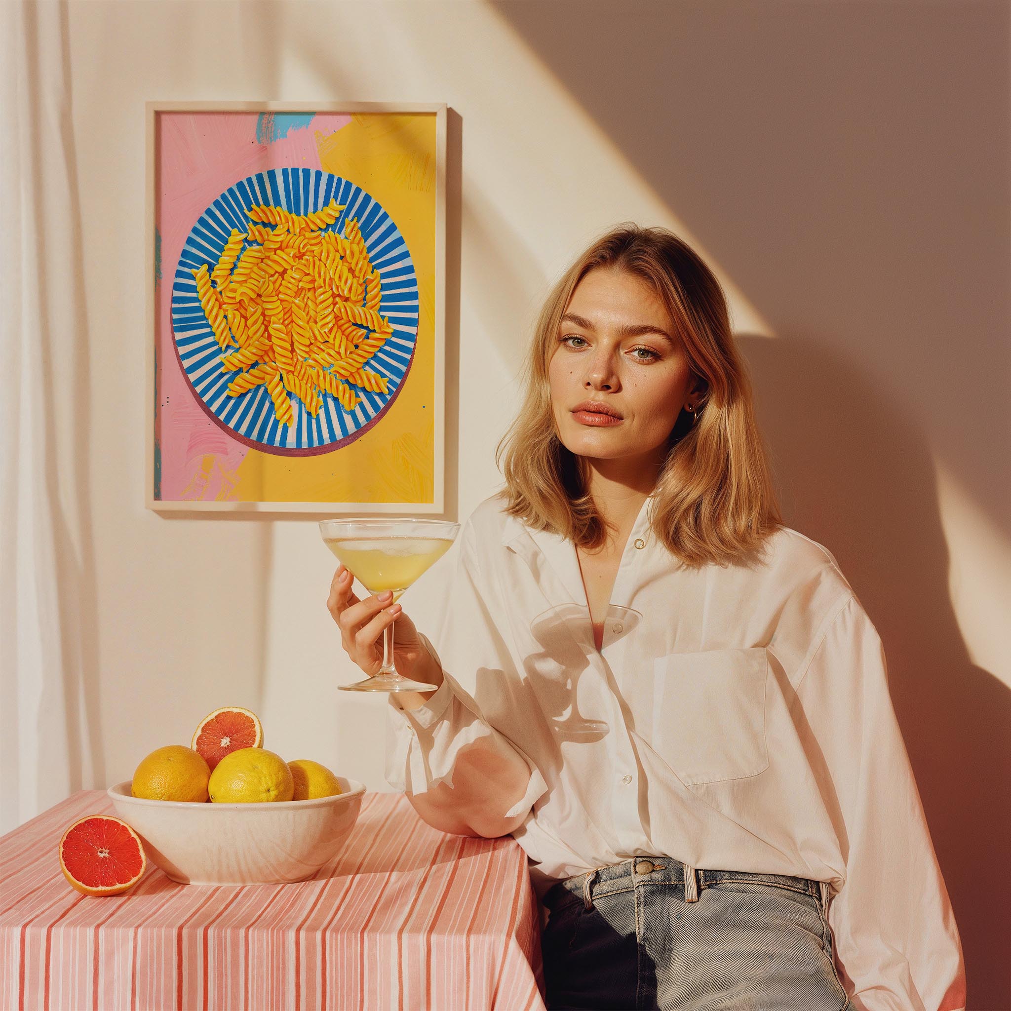 Spagetti Tabağı İtalyan Mutfağı Mutfak Duvar Tablosu