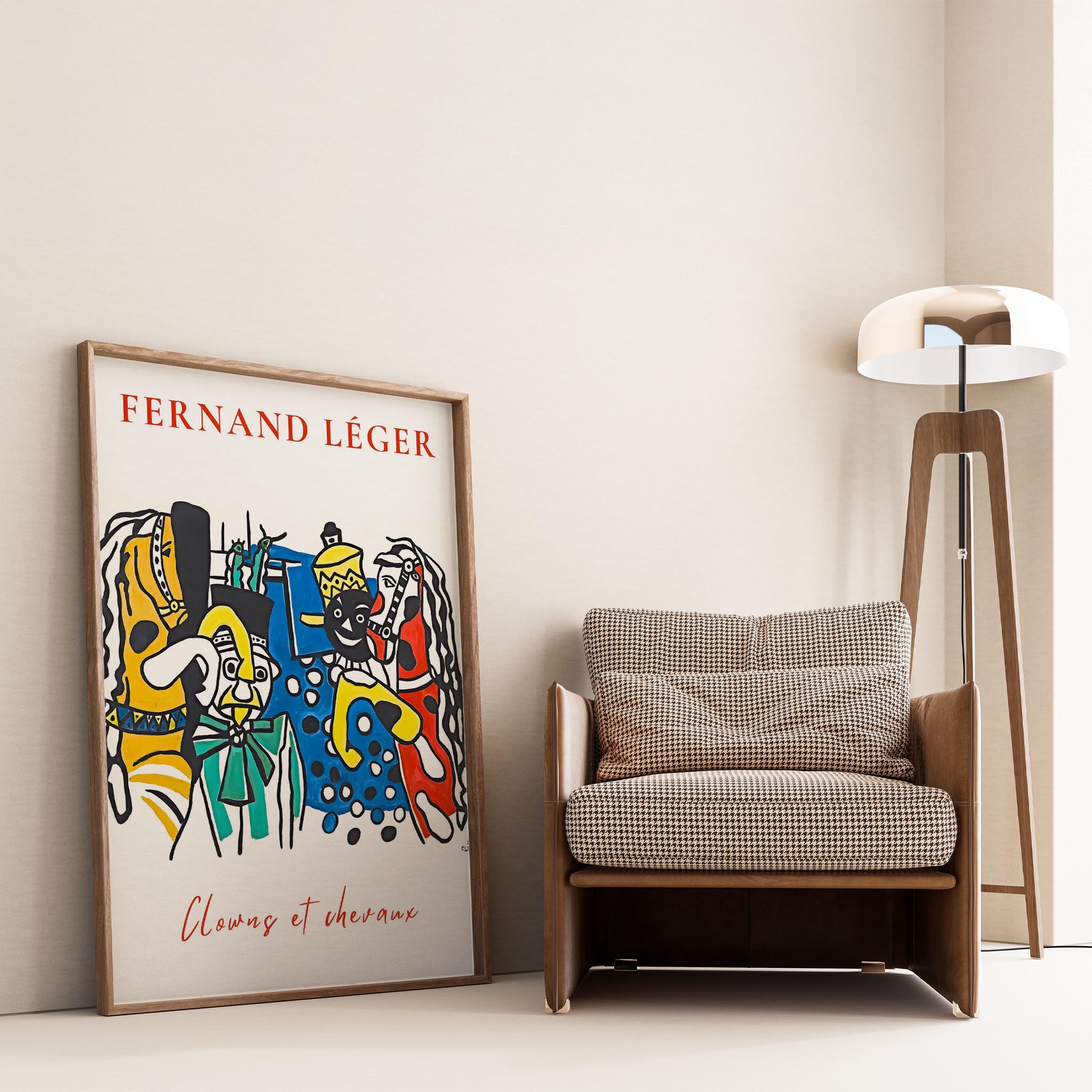 Fernand Leger X Duvar Tablosu