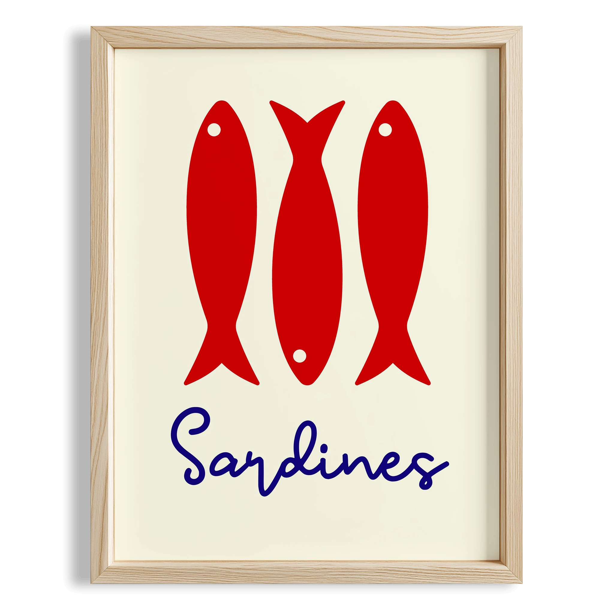 Sardalyalar Mutfak Duvar Tablosu