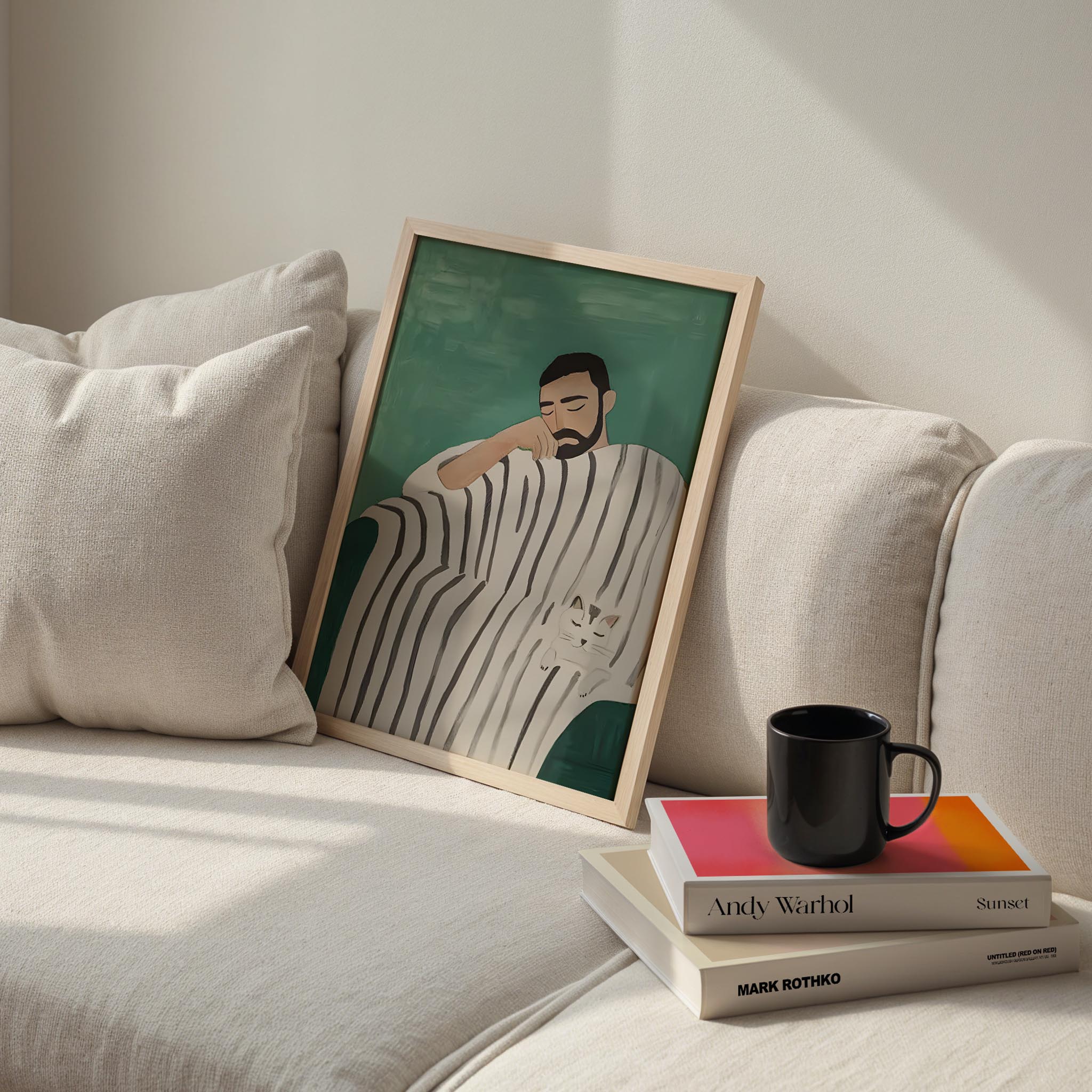 Erkek Portre III - Çizgili Dinlenme