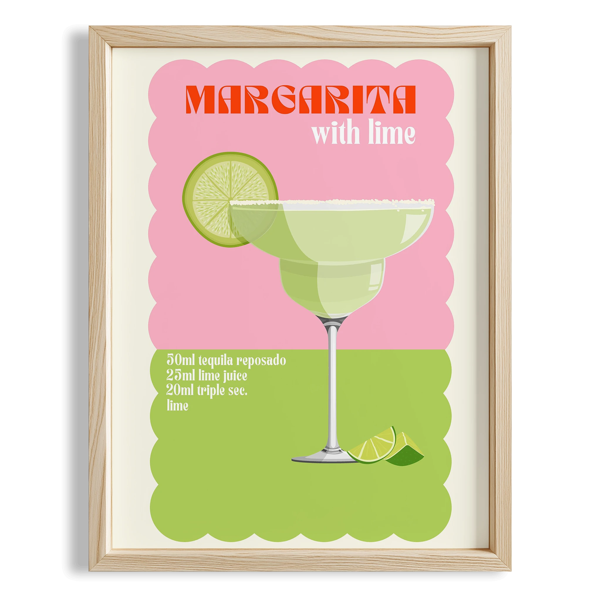 Margarita Kokteyller Mutfak Duvar Tablosu