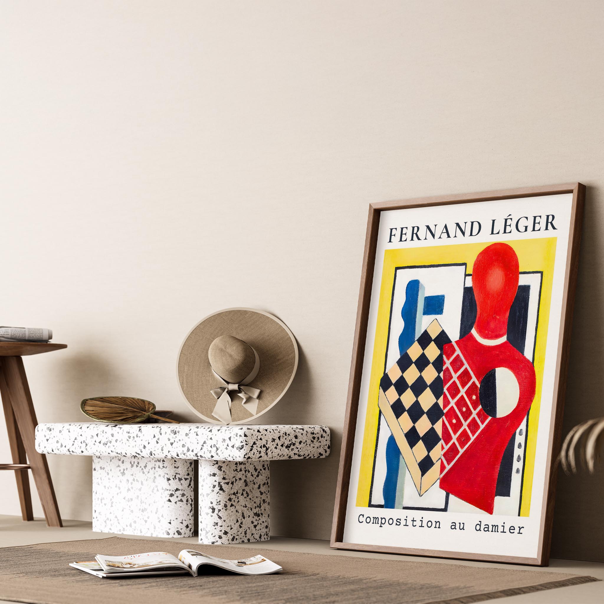 Fernand Leger XII Duvar Tablosu