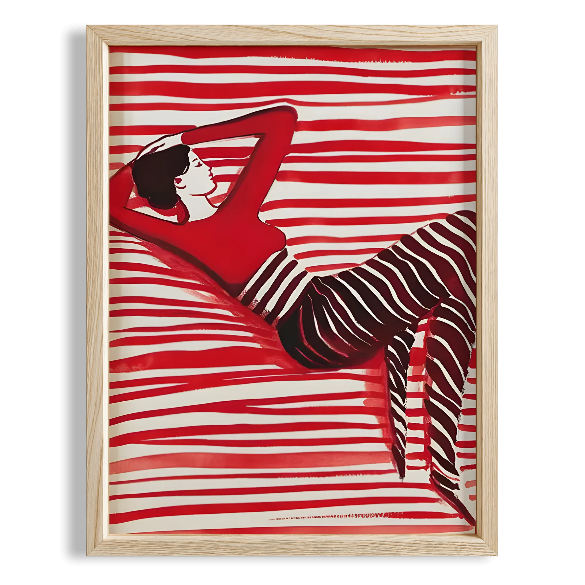 Dans Eden Figür I - Kırmızı Çizgiler