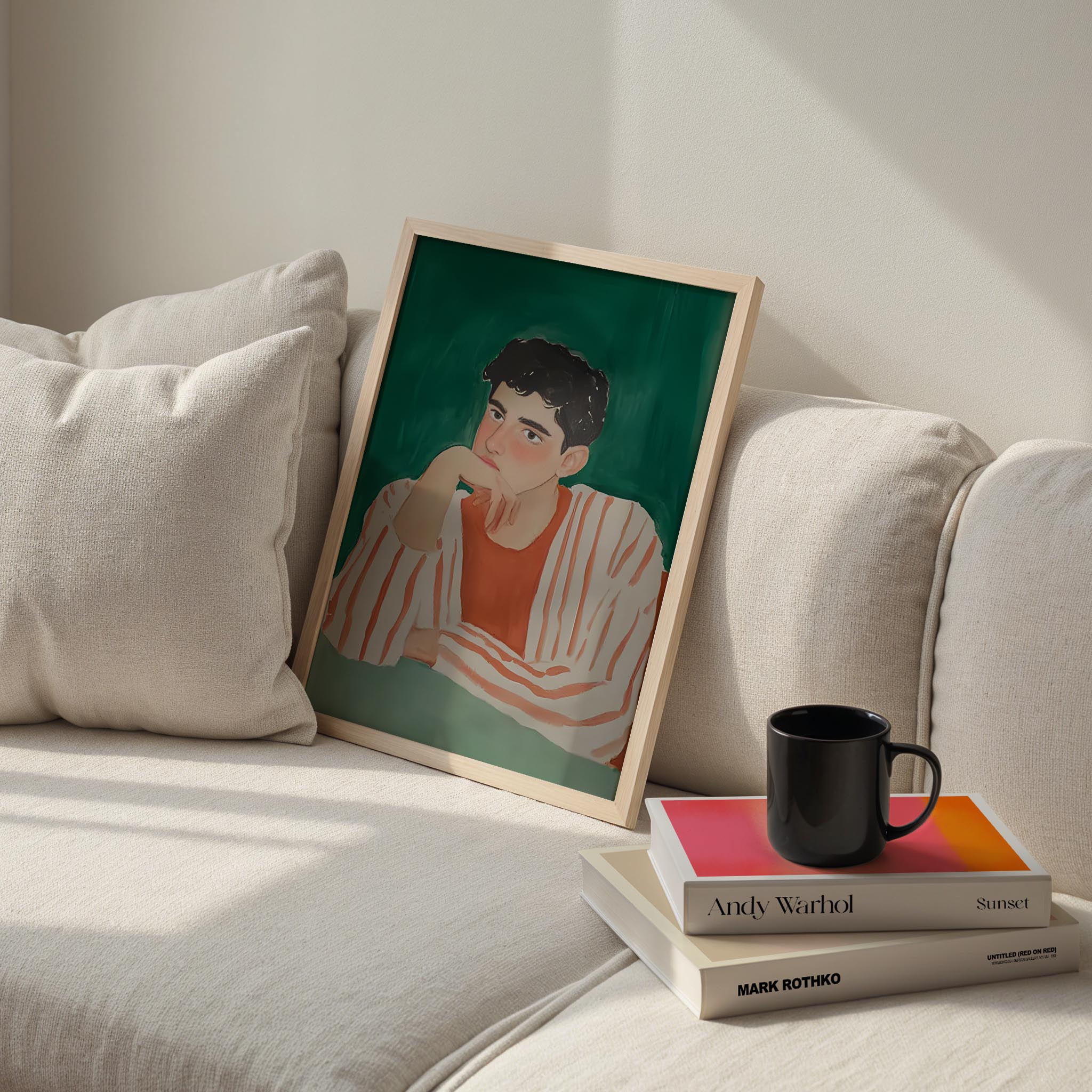 Erkek Portre I - Somon Çizgili