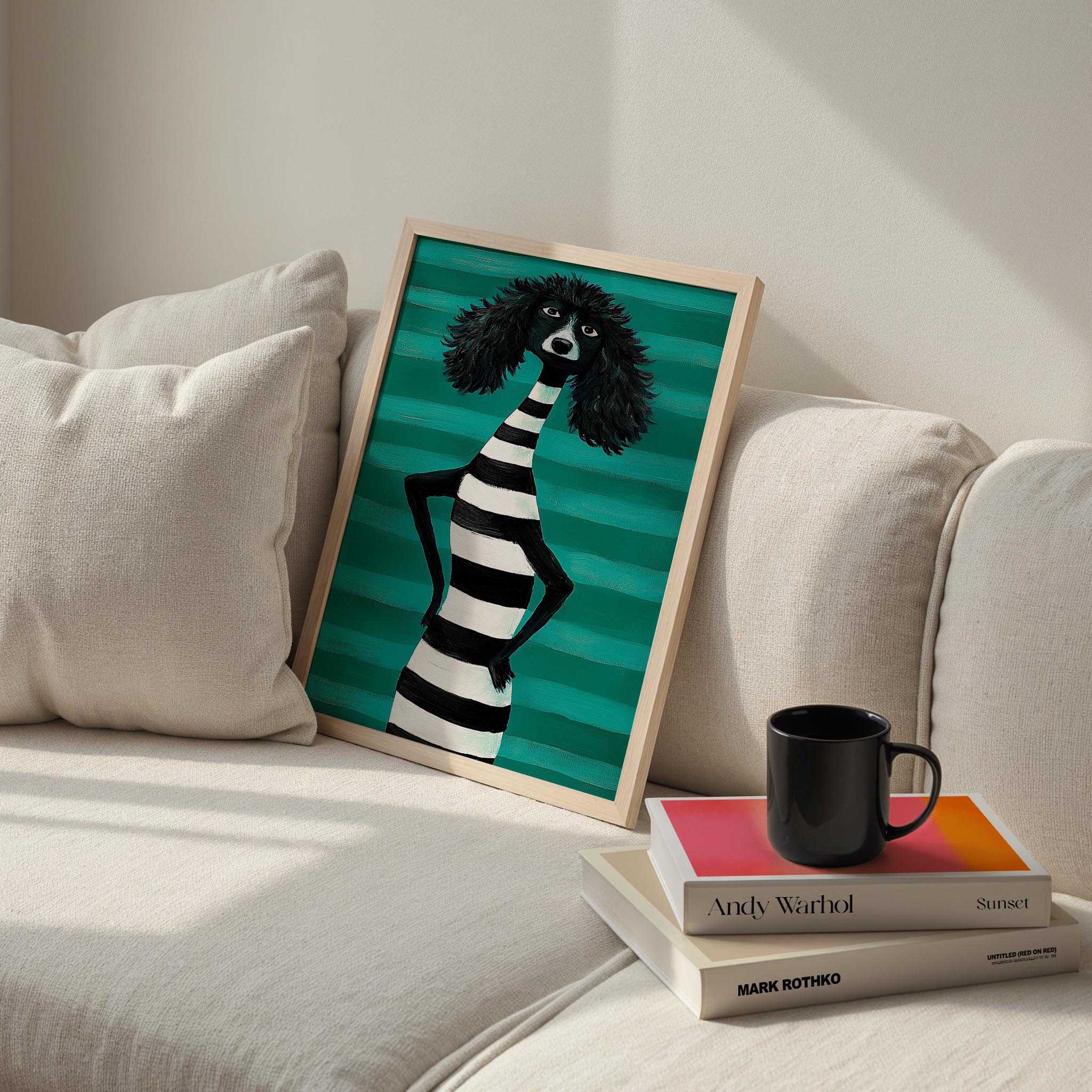 Çizgili Poddle Köpek II - Stil