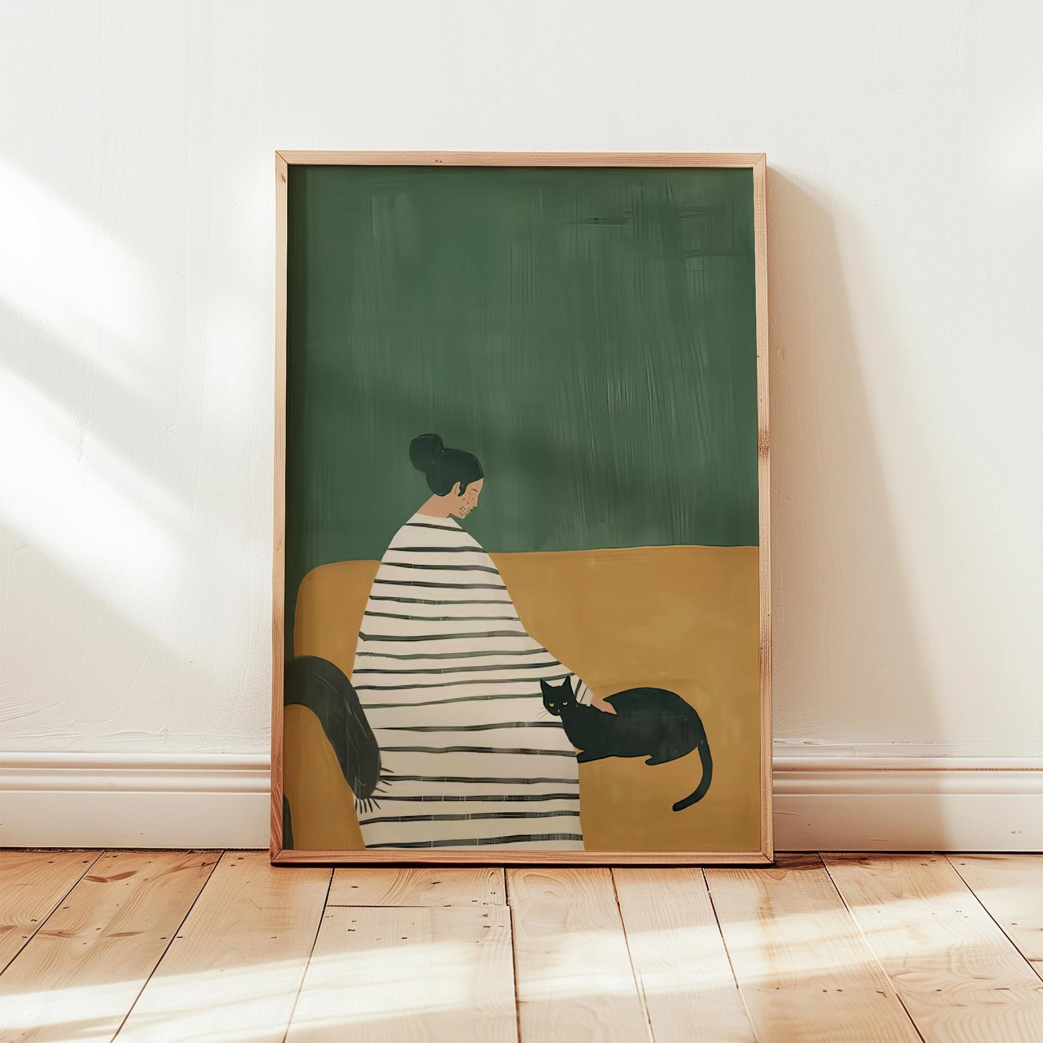 Kadın ve Kedi I - Huzur