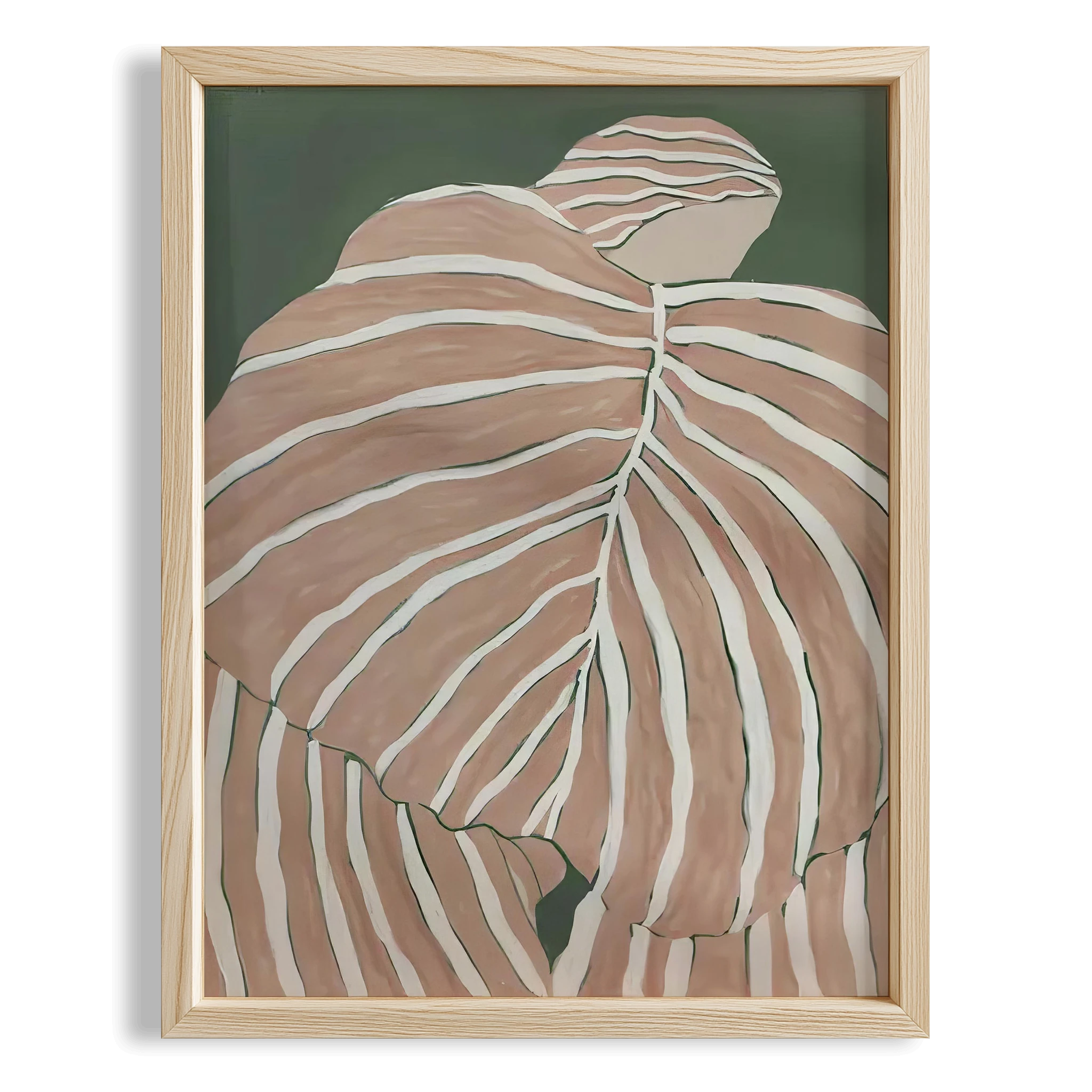 Terakota Çizgili Figür I - Zümrüt