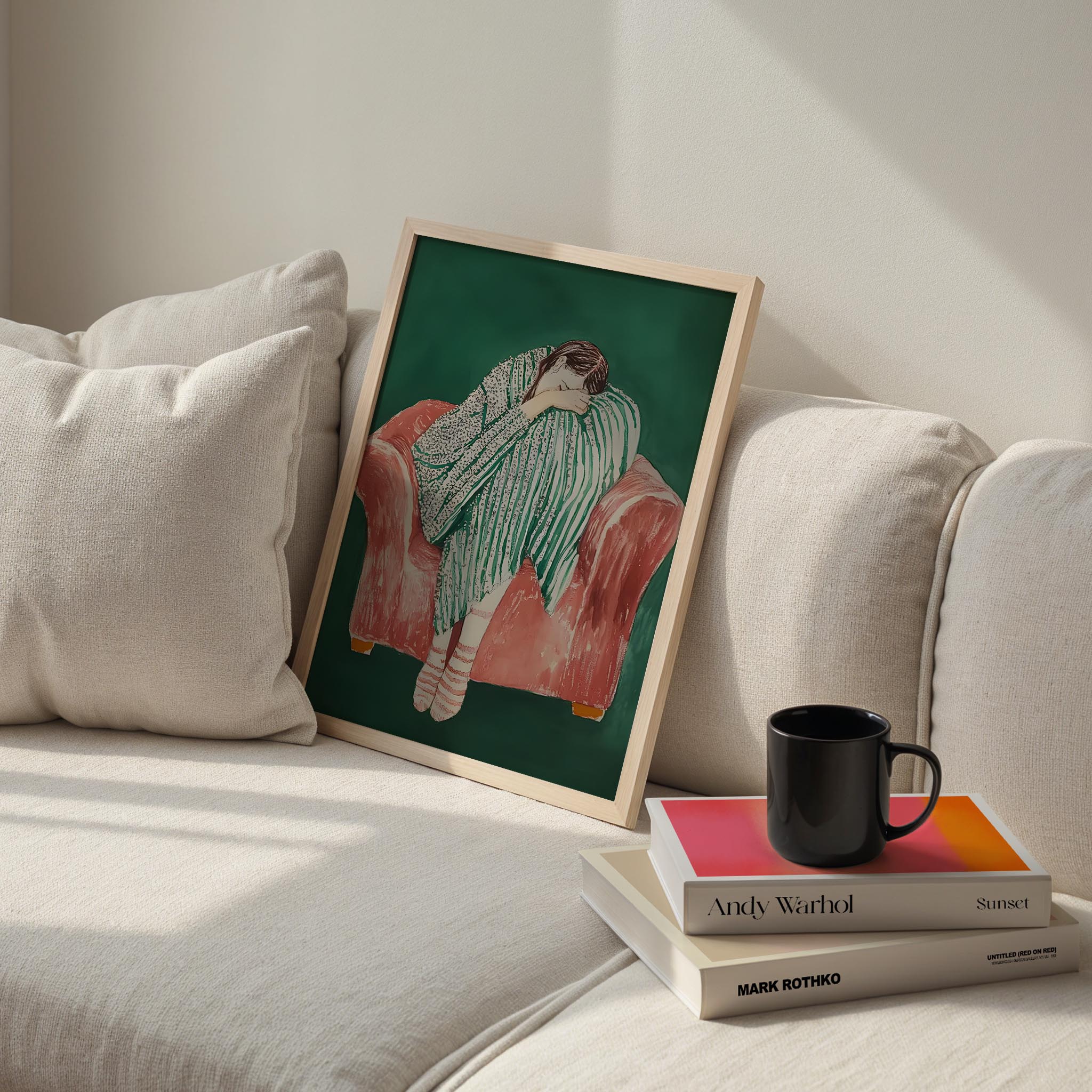 Dinlenme XXXVII - Kırmızı Berjer