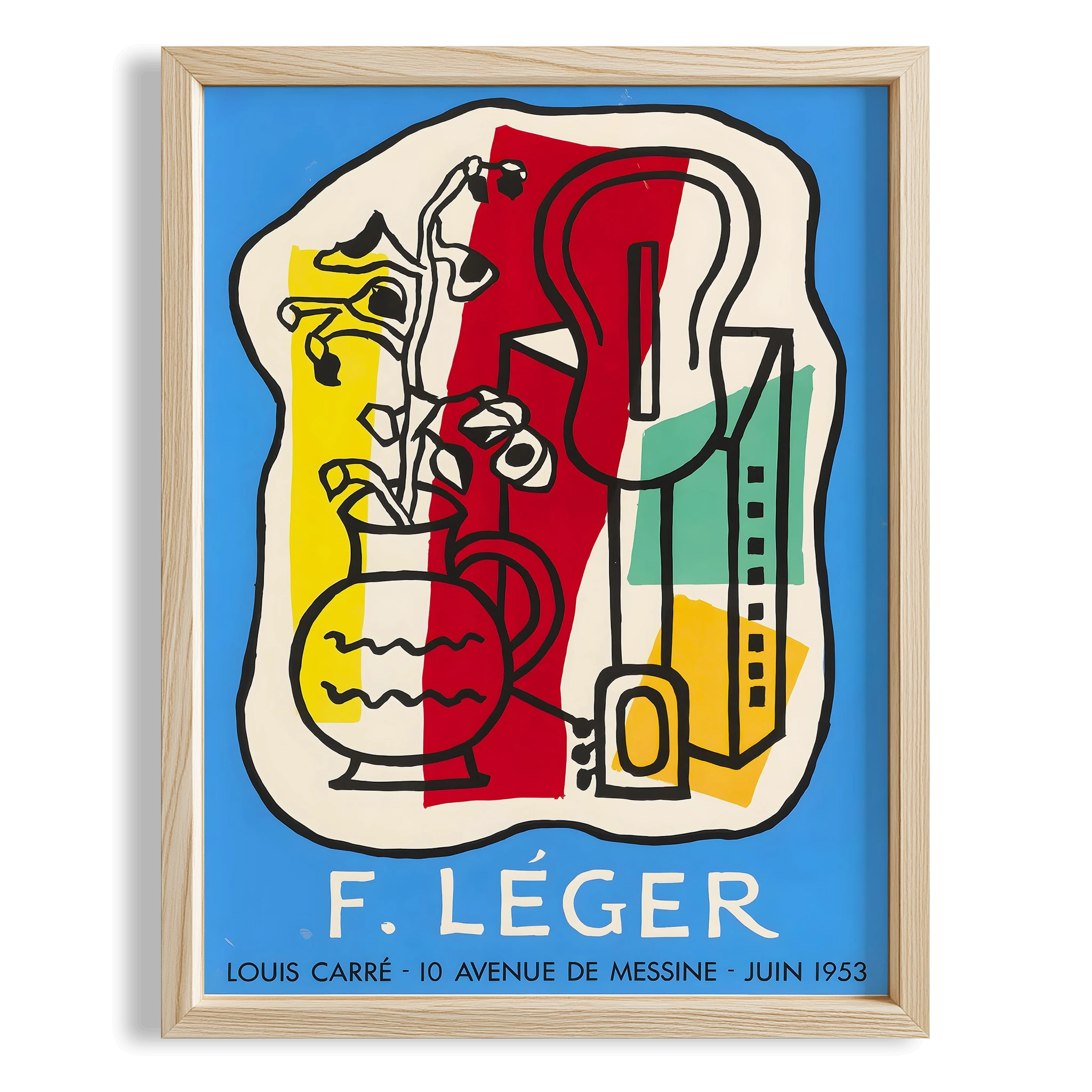 Fernand Leger XXIV Duvar Tablosu
