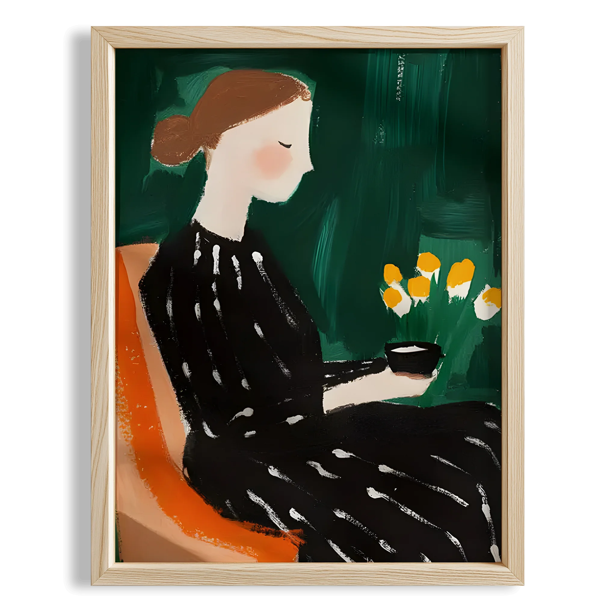 Profil Portre I - Siyah Elbise