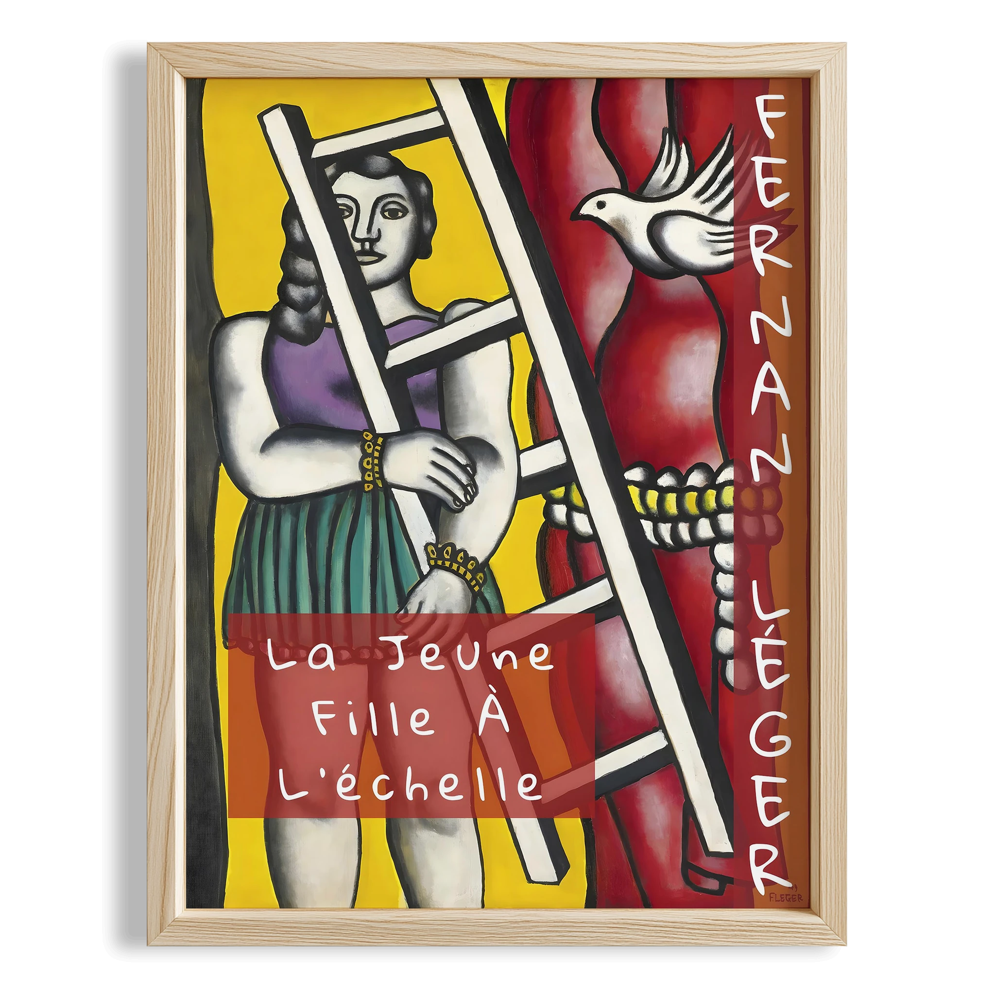 Fernand Leger XVIII Duvar Tablosu