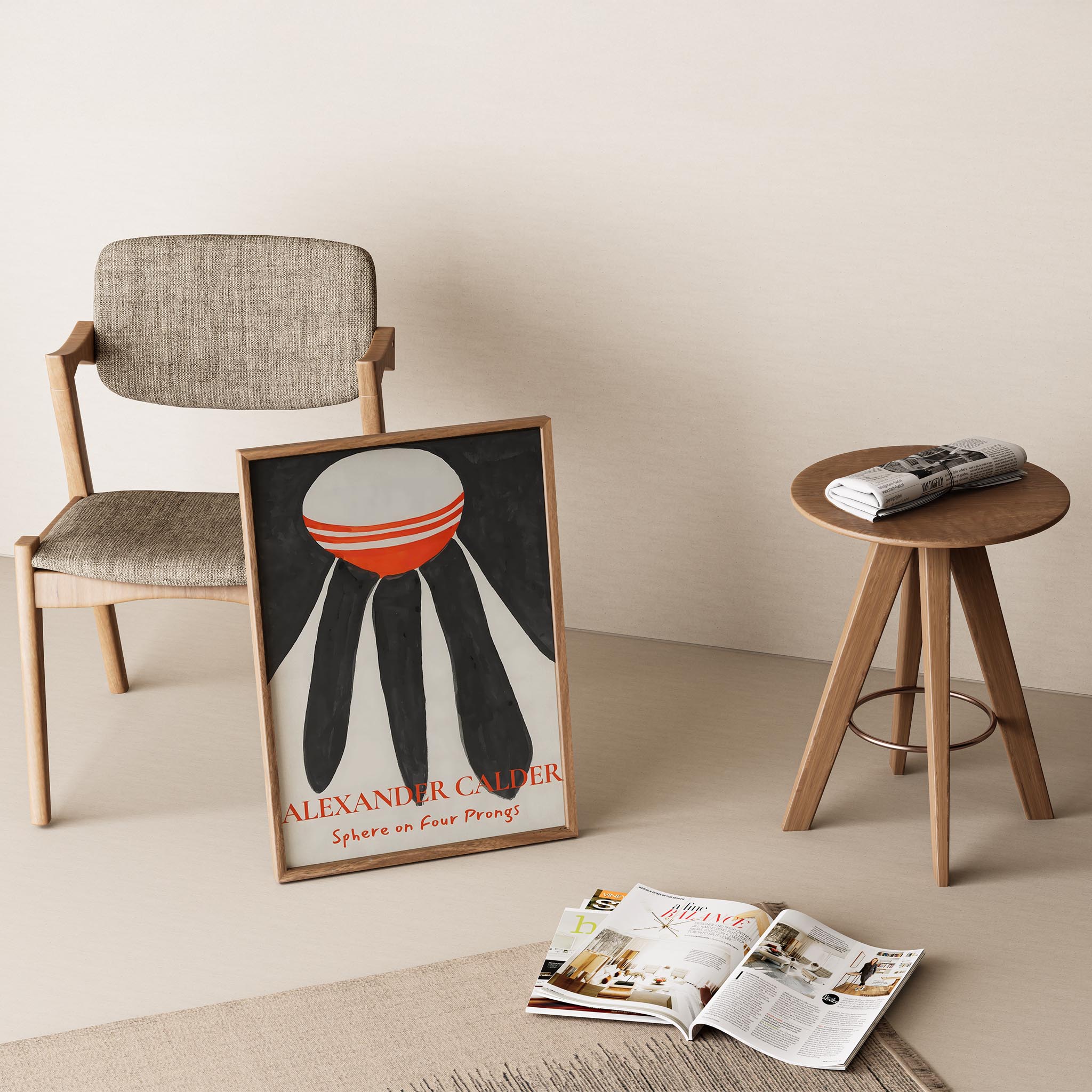 Alexander Sandy Calder IV Duvar Tablosu