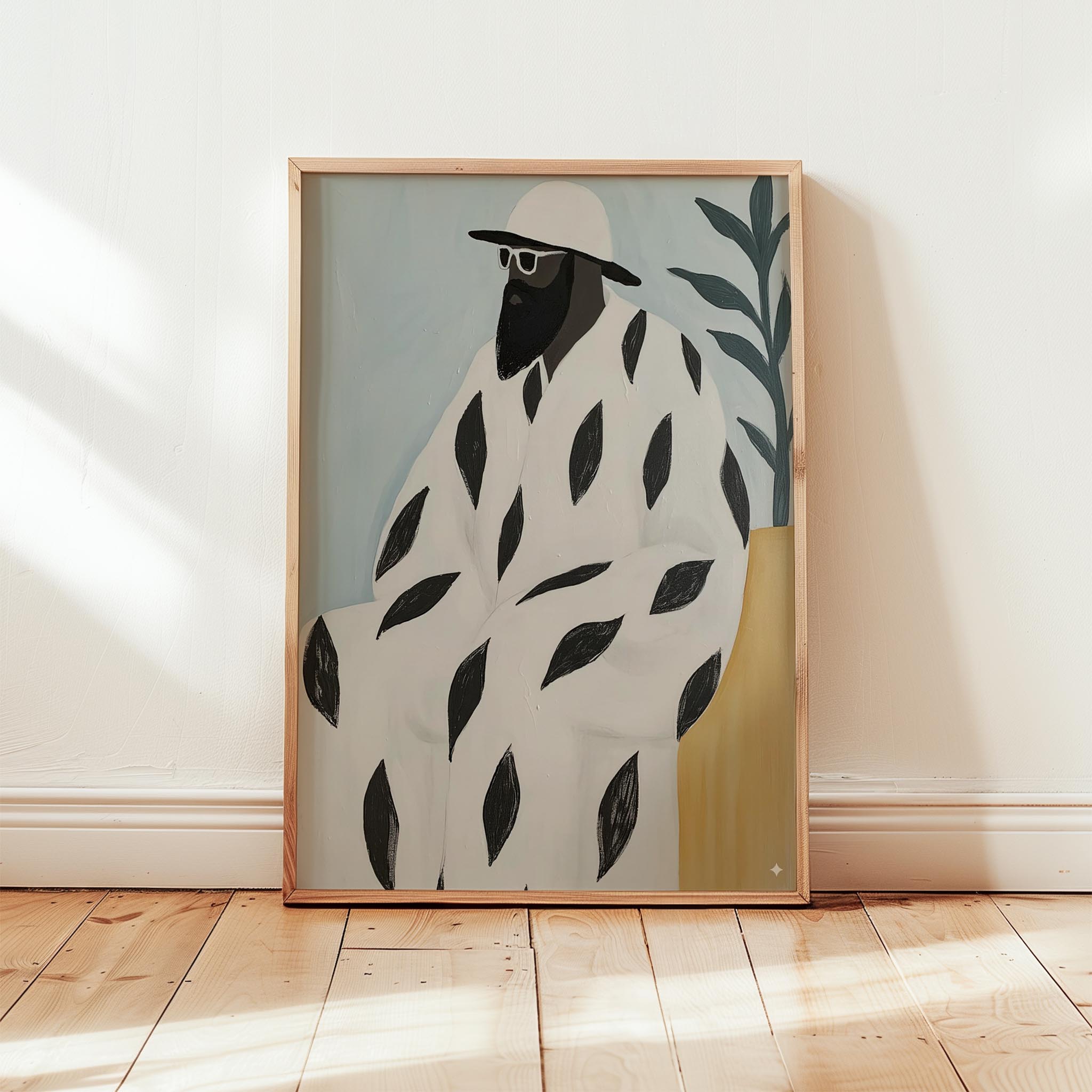 Erkek Portre VI - Afro Bohem