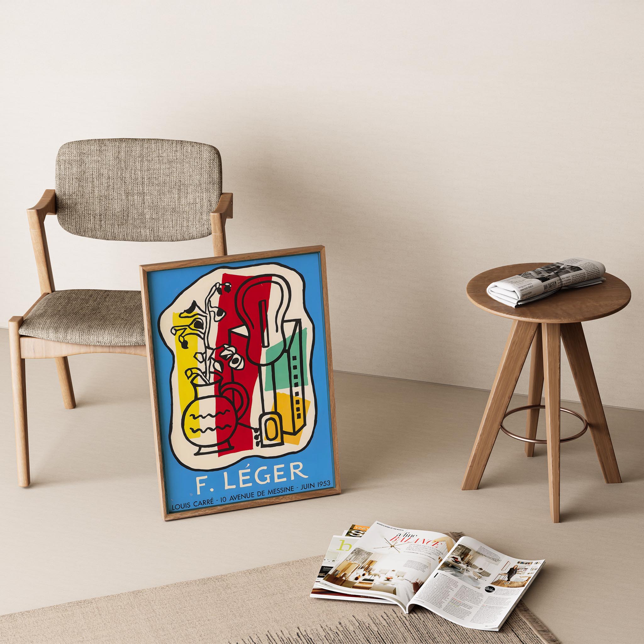 Fernand Leger XXIV Duvar Tablosu