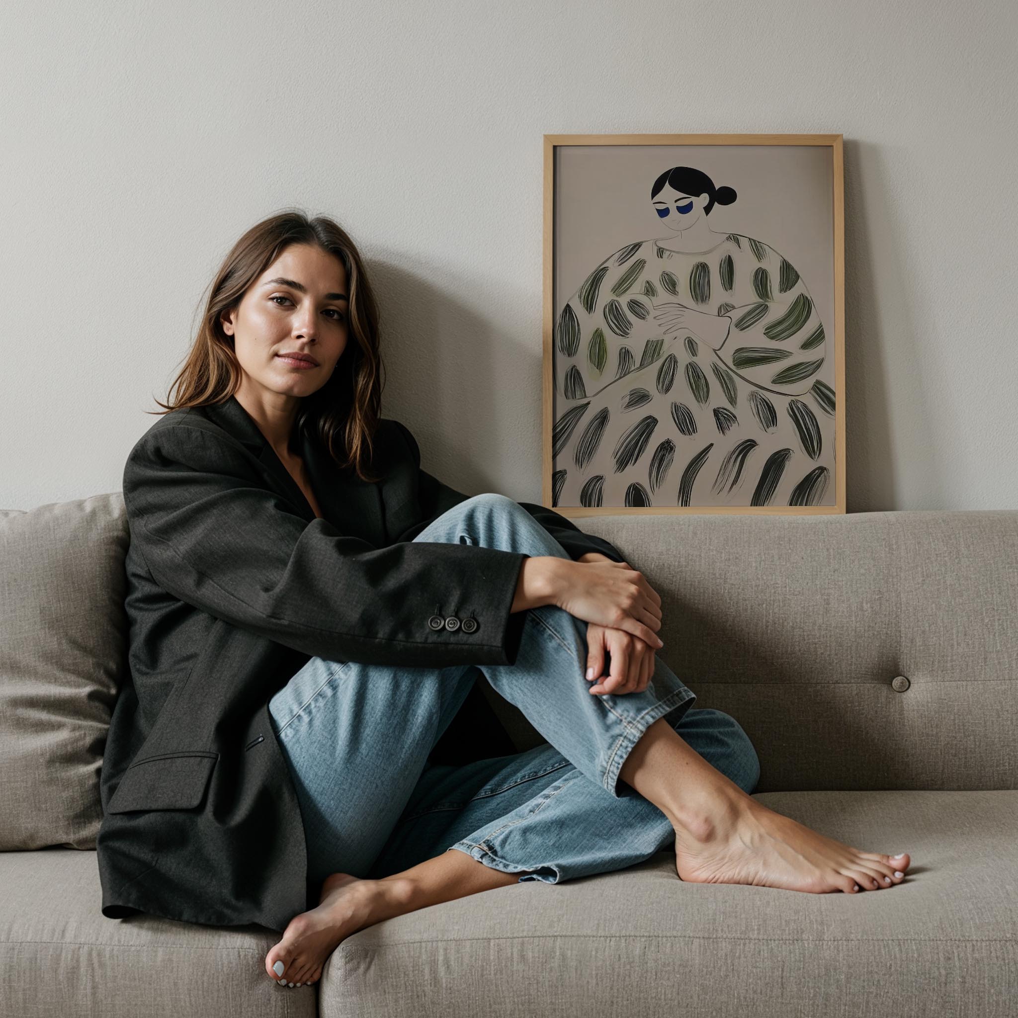 Kadın Portre XXXVI - Minimalist