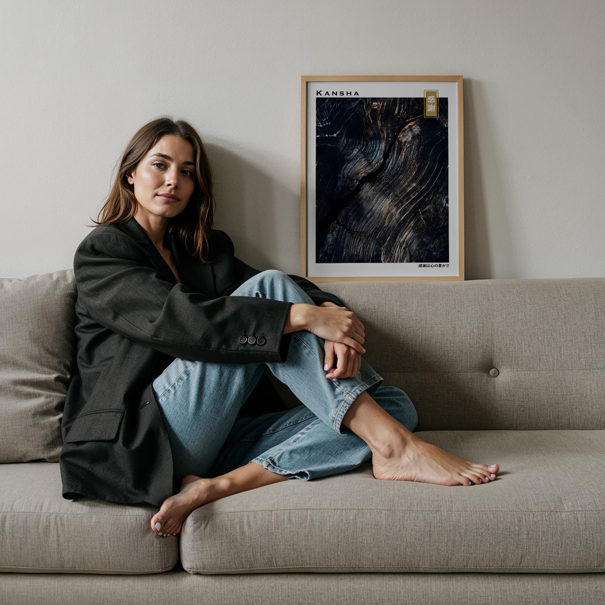 Japandi Siyah I - Şükran