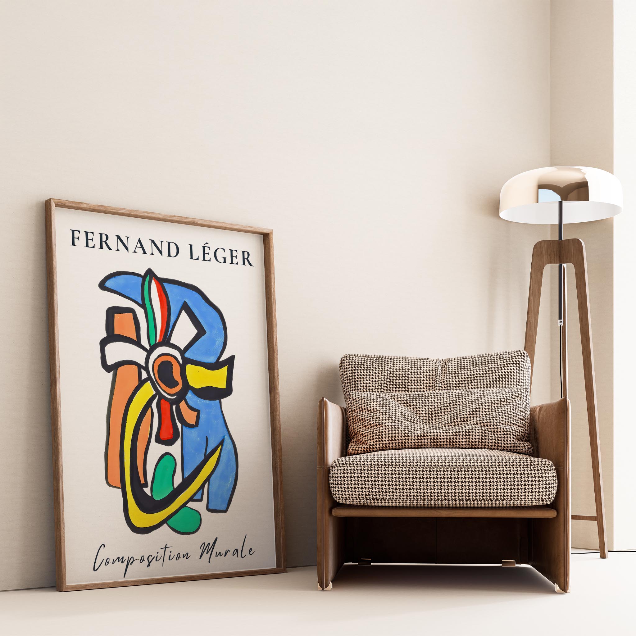 Fernand Leger 42 Duvar Tablosu