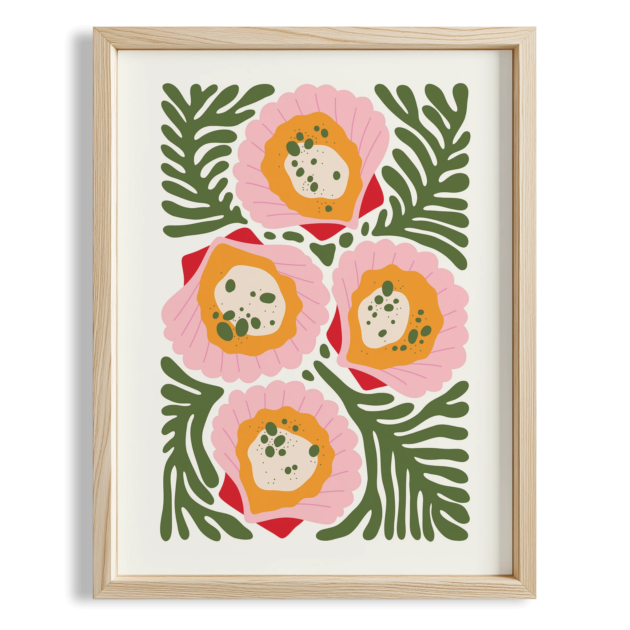 Midye Tabağı Modern Food Akdeniz Koleksiyonu Mutfak Duvar Tablosu