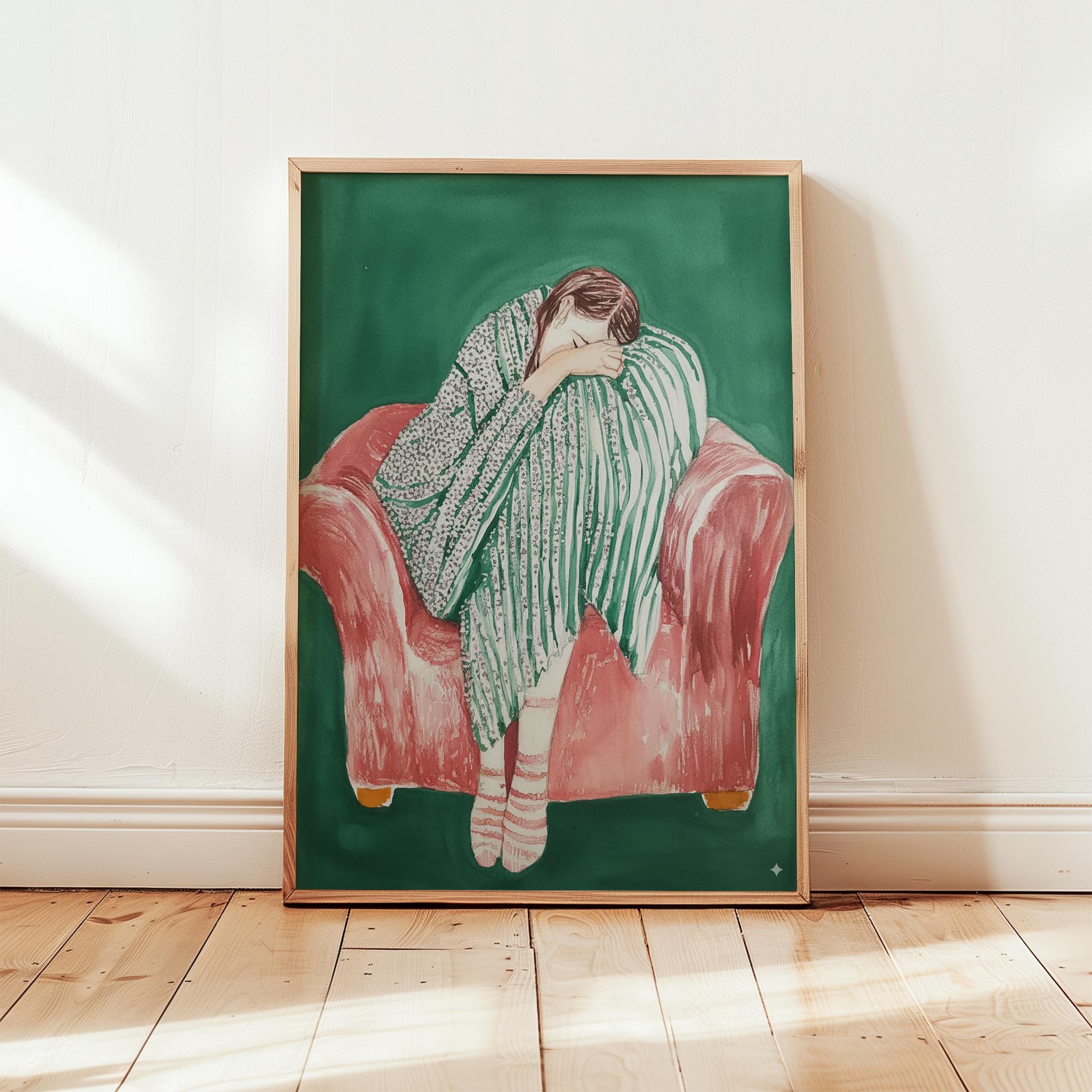 Kadın Portre XIX - Kırmızı Koltuk