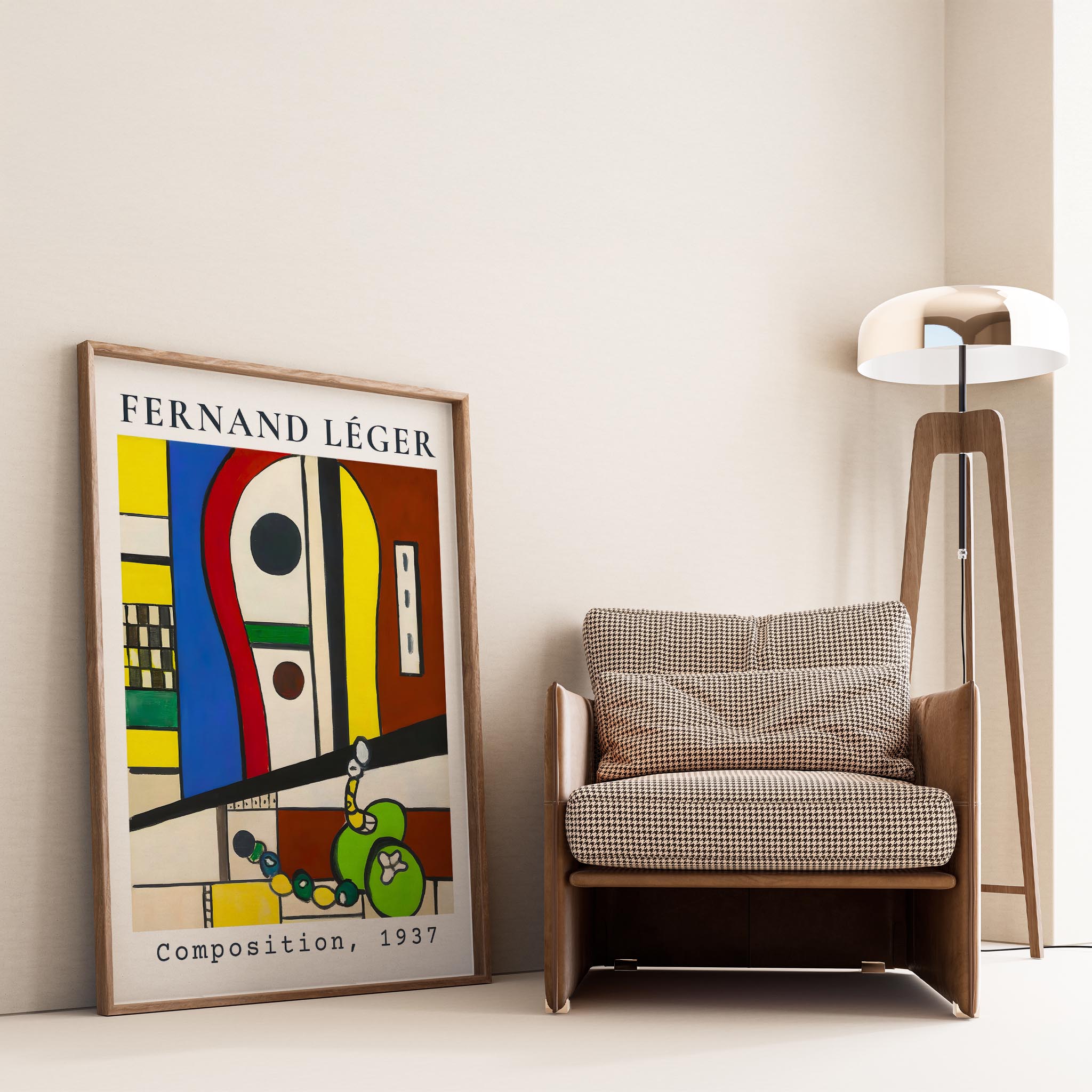 Fernand Leger XXVII Duvar Tablosu