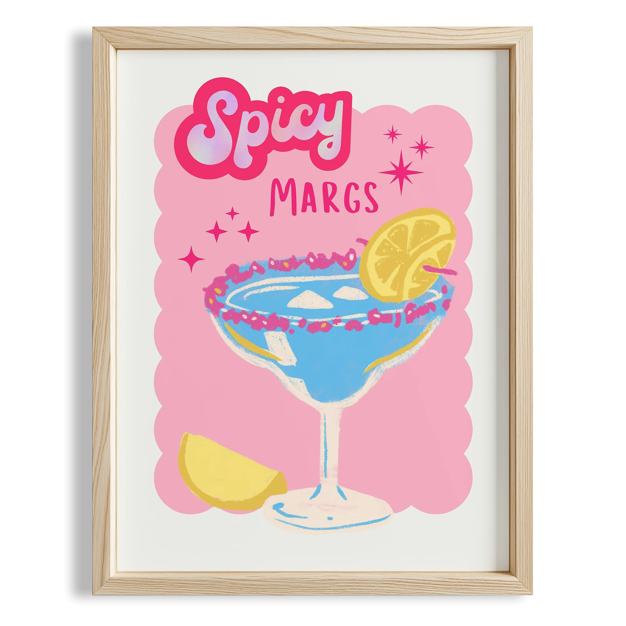 Spicy Margarita Kokteyller Mutfak Duvar Tablosu