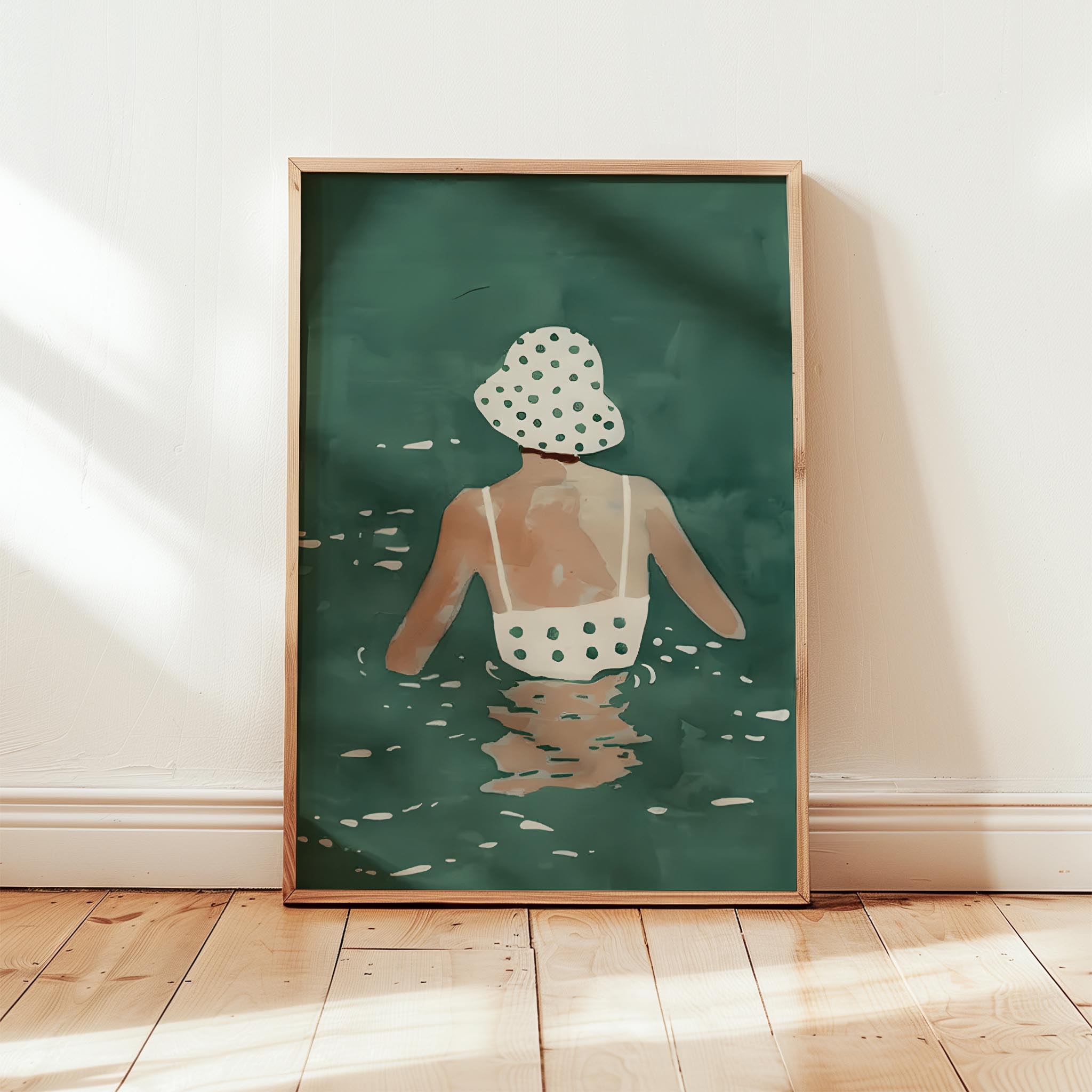 Yüzücü II - Şapkalı Yaz