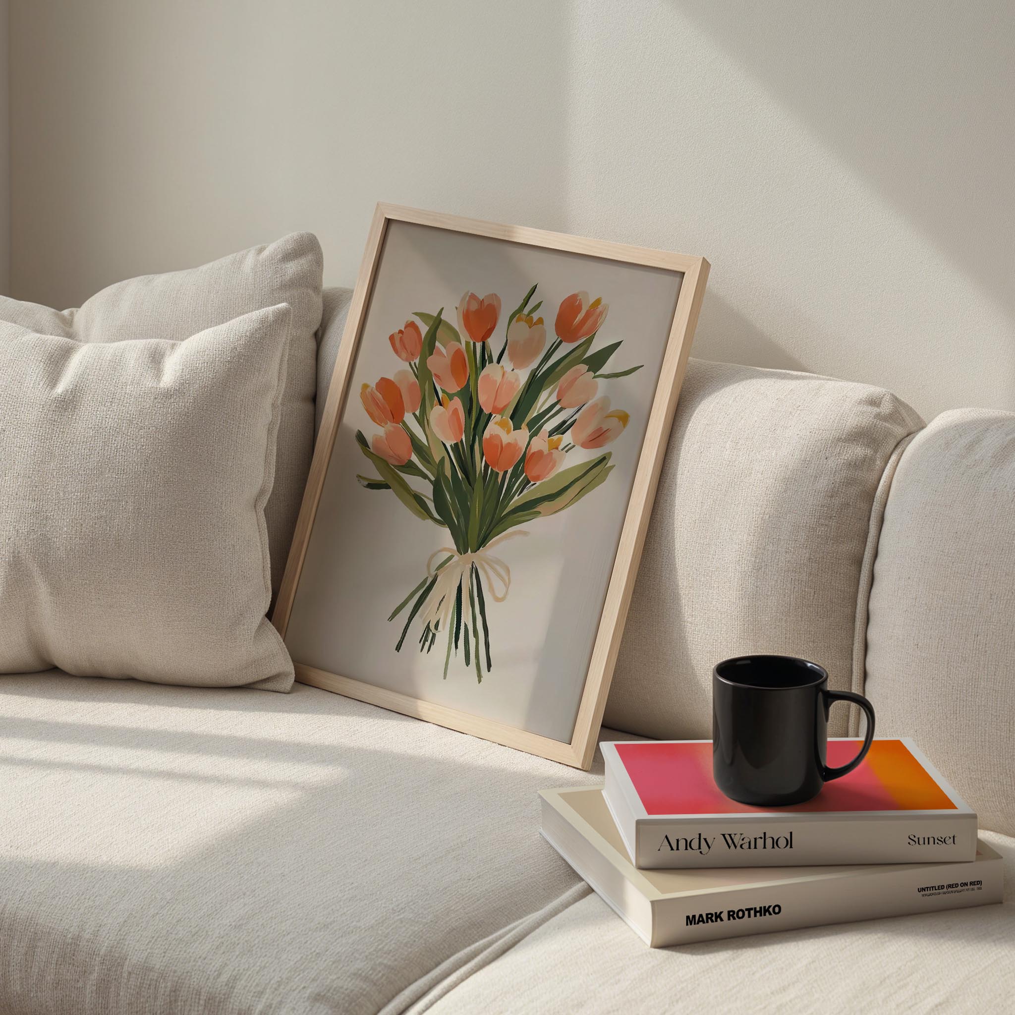 Çiçek Buketleri I - Pembe Laleler