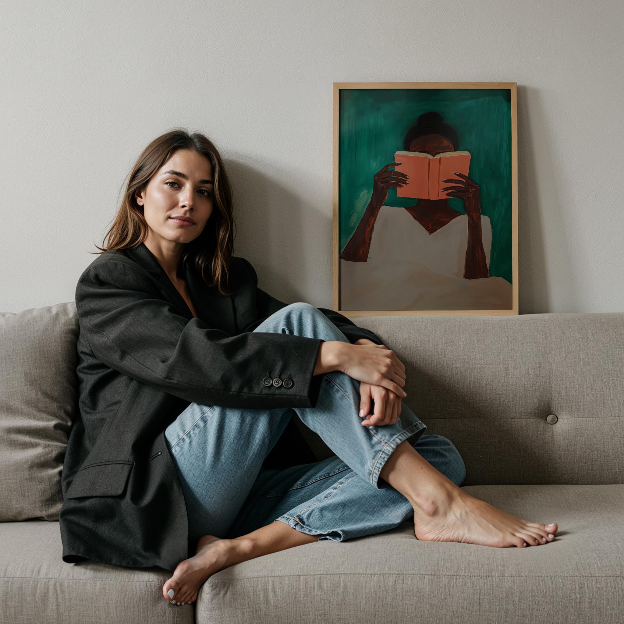 Kadın Portre XXXV - Kitap Okuyan