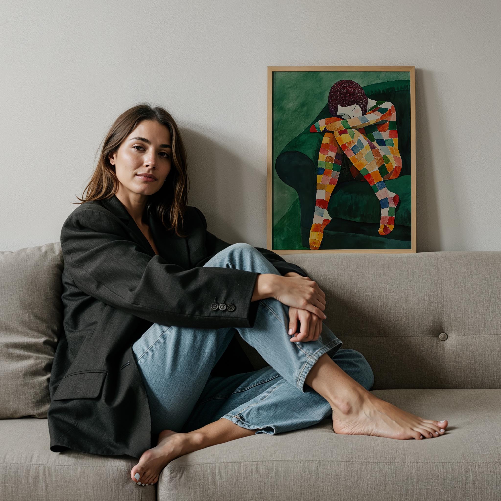 Kadın Portre XXIX - Mozaik