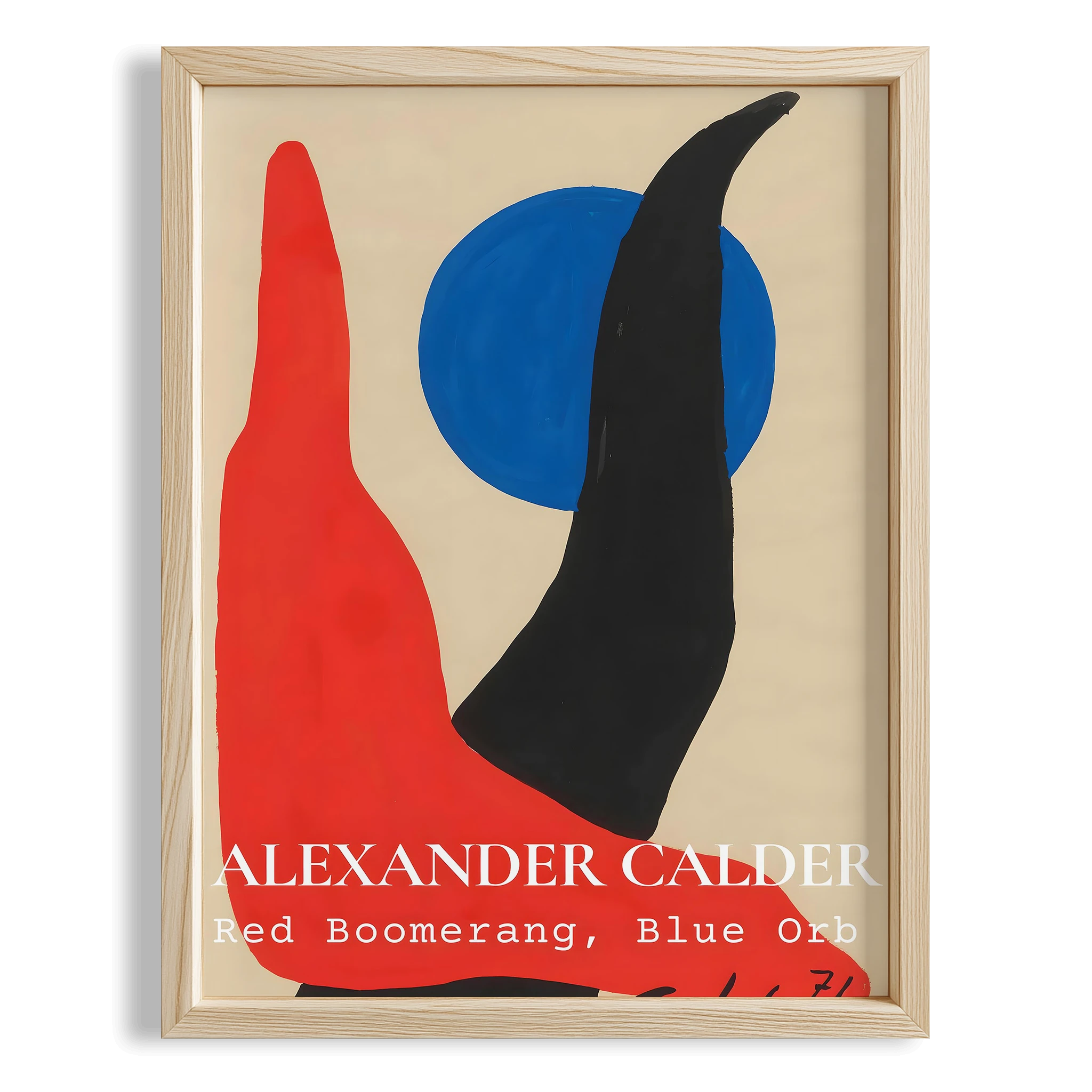 Alexander Sandy Calder XXIII Duvar Tablosu