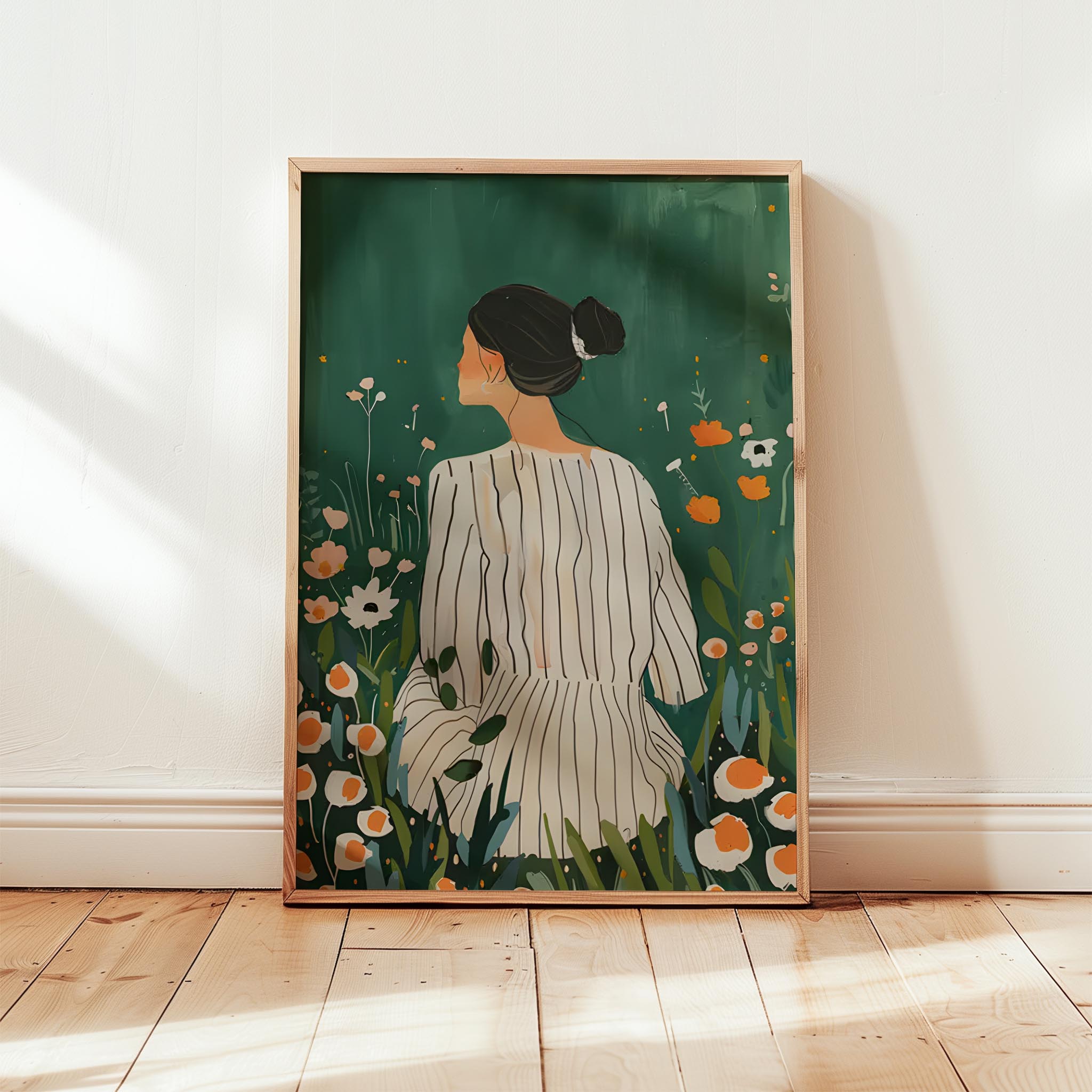 Bahçe Arkası I - Çiçekler İçinde