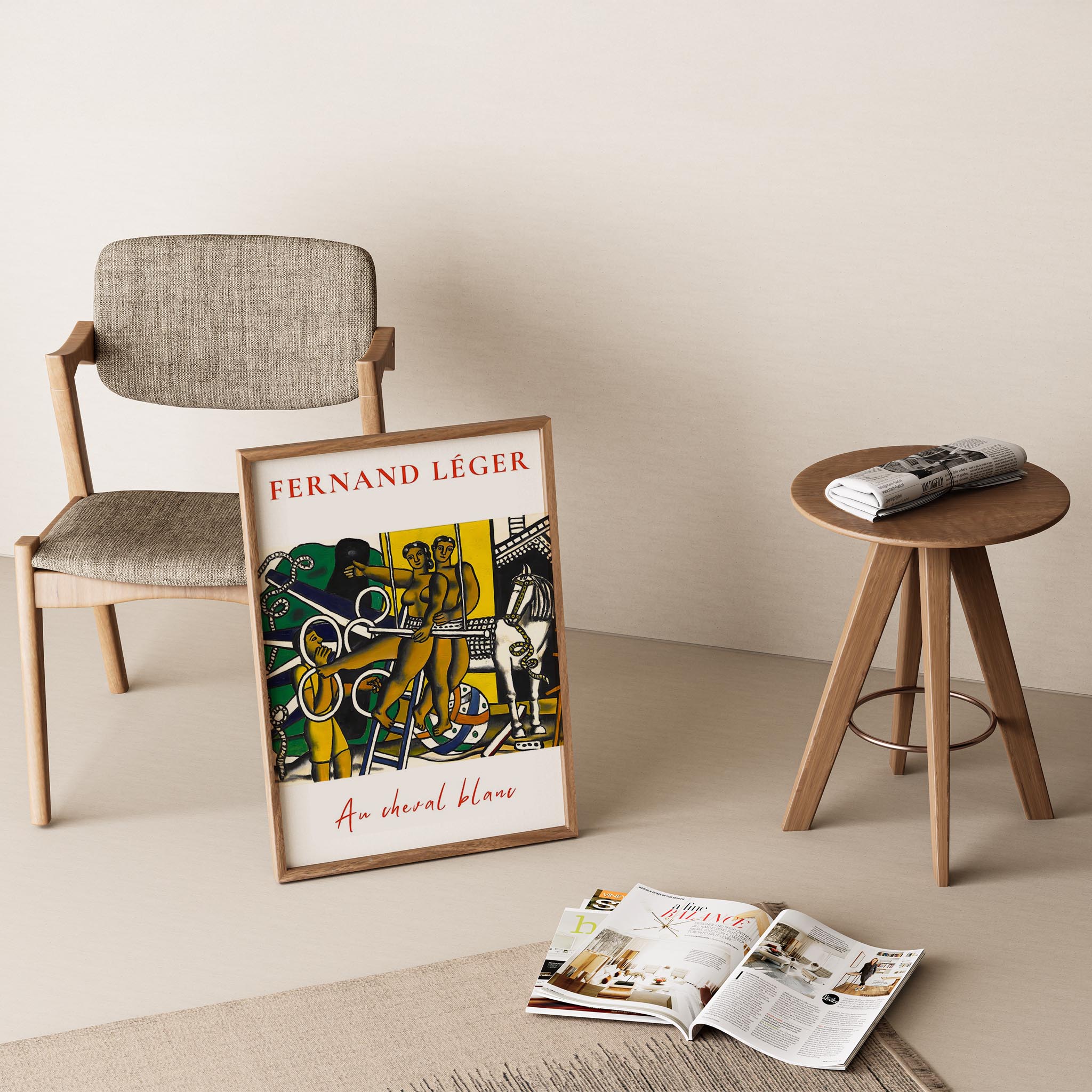 Fernand Leger XIV Duvar Tablosu