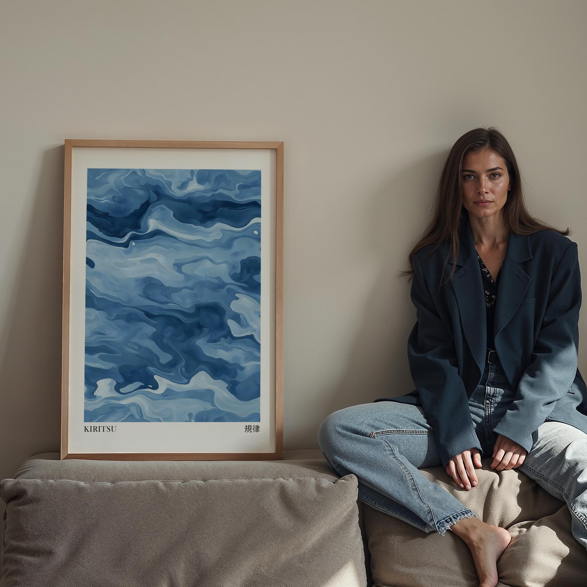 Japandi Mavi II - Denge