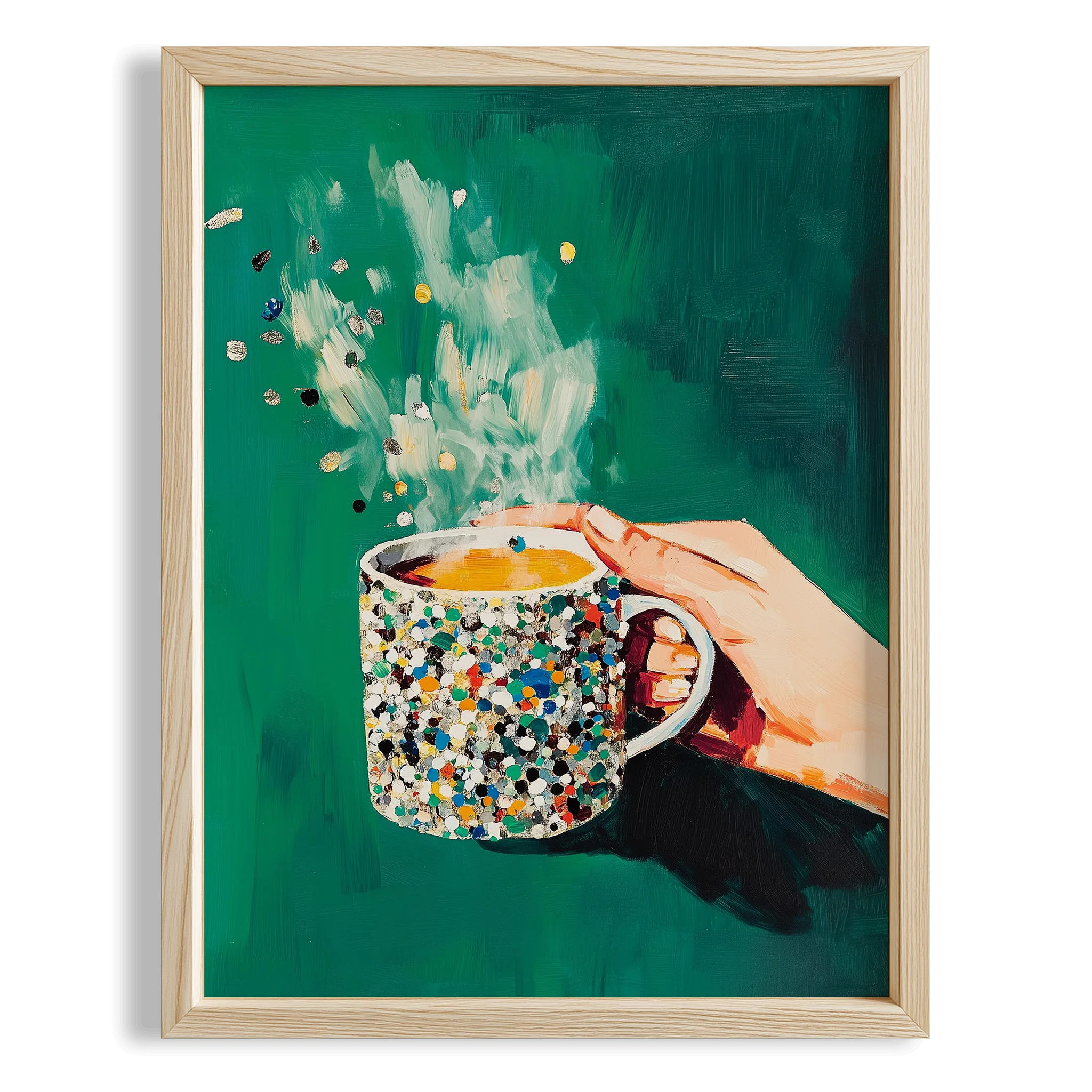 Kahve Fincanı V - Mozaik Zümrüt