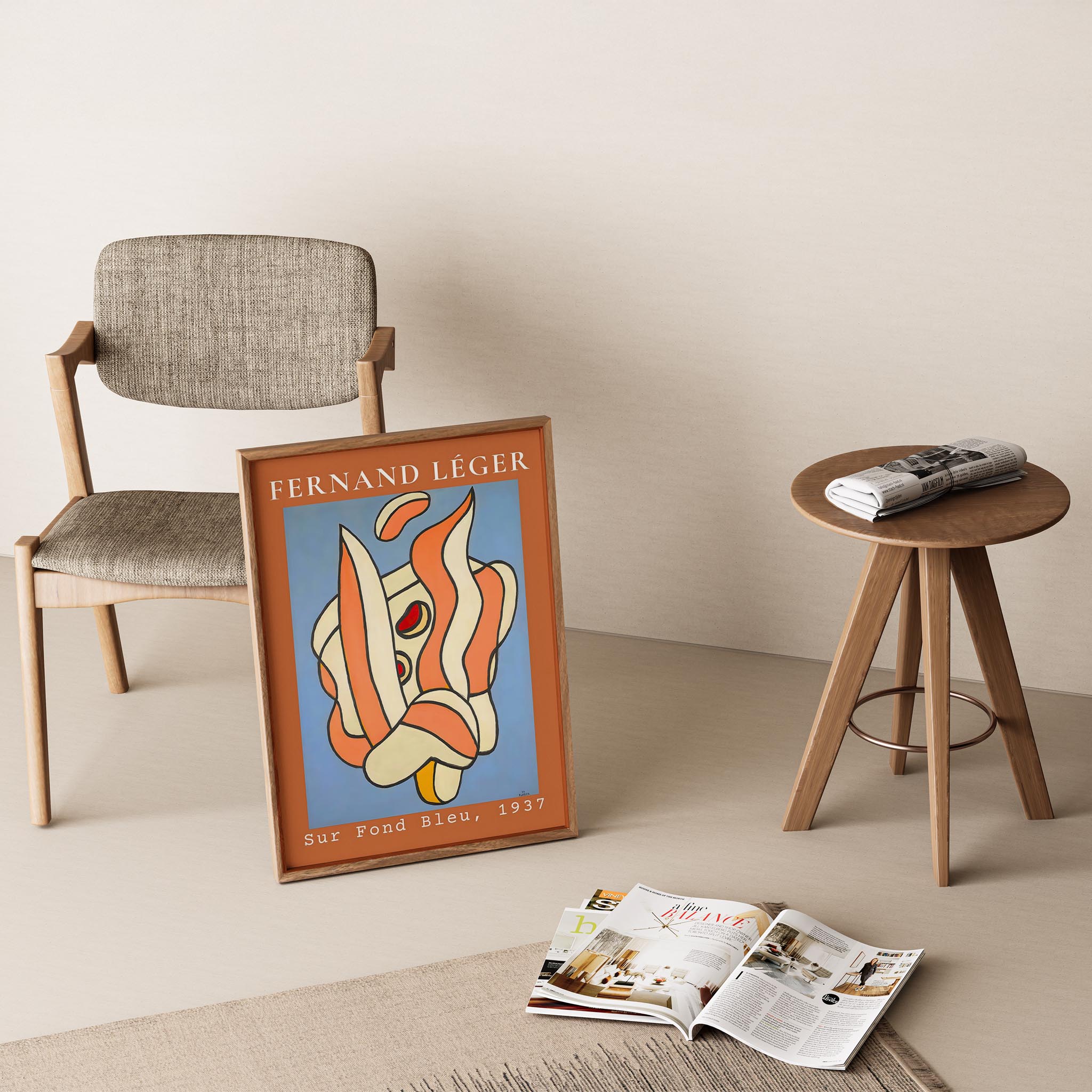 Fernand Leger XXX Duvar Tablosu