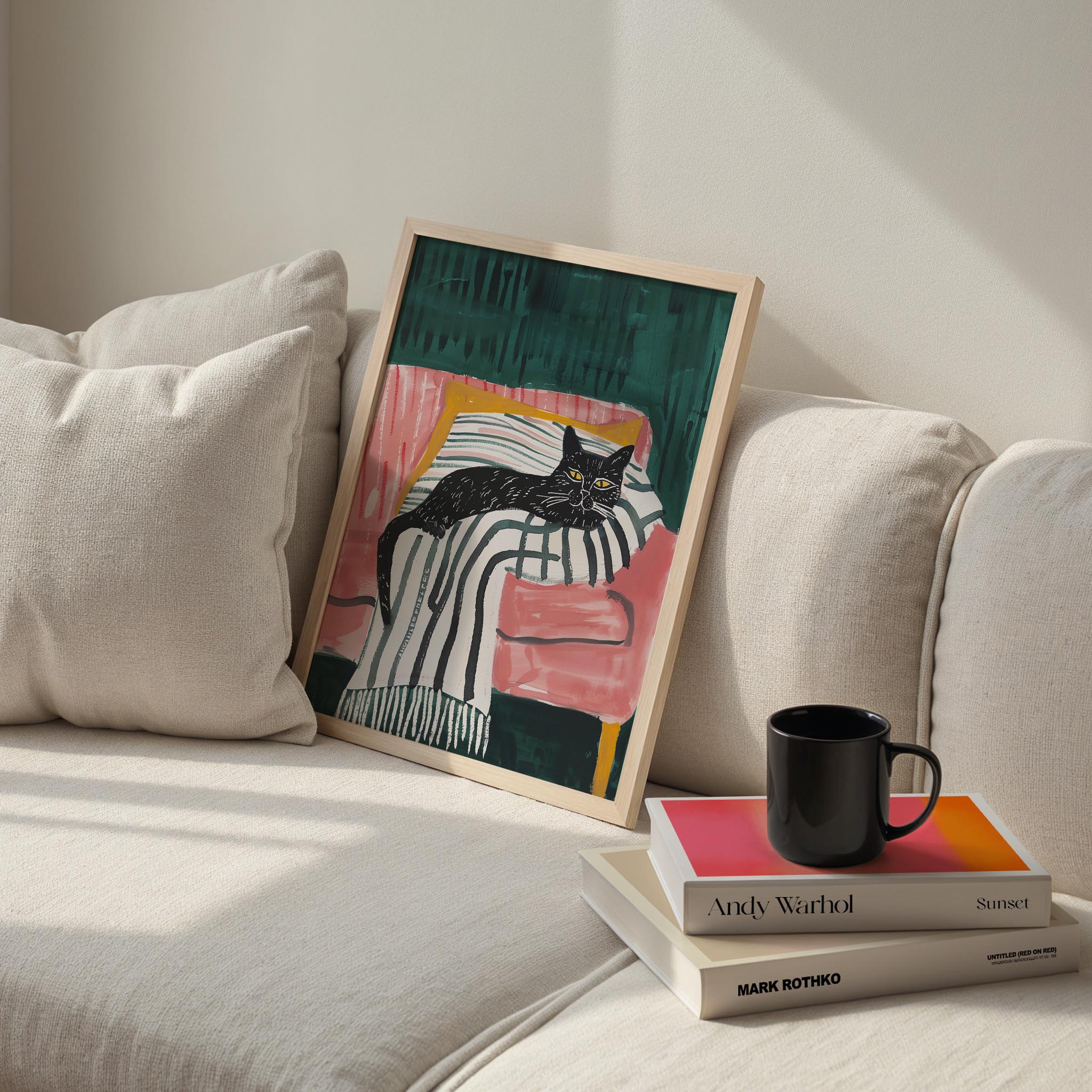 Kedi Portre X - Çizgili