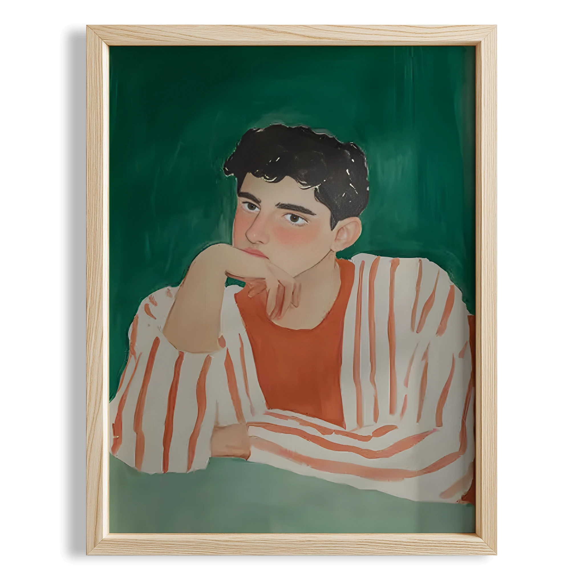 Erkek Portre I - Somon Çizgili