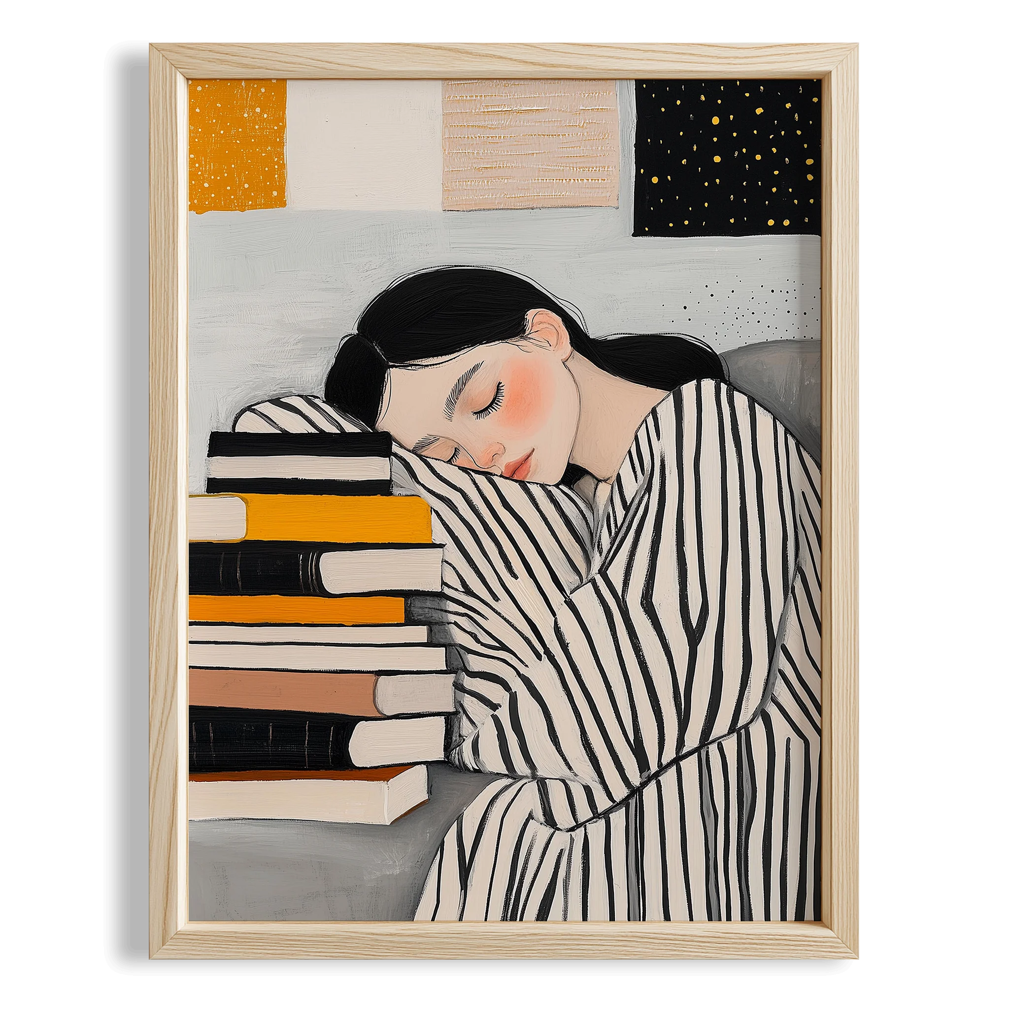 Kadın Portre XII - Kitap & Dinginlik