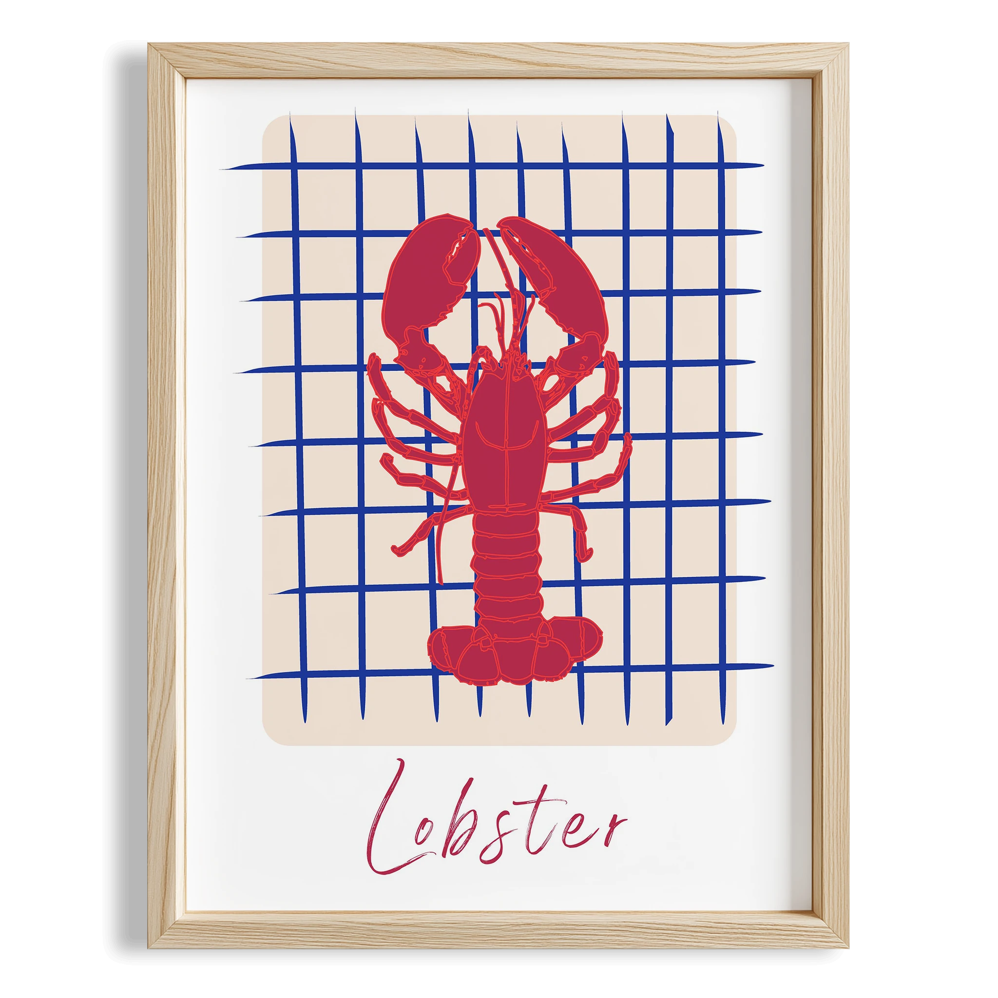 Istakoz Akdeniz İtalya Koleksiyonu Mutfak Duvar Tablosu