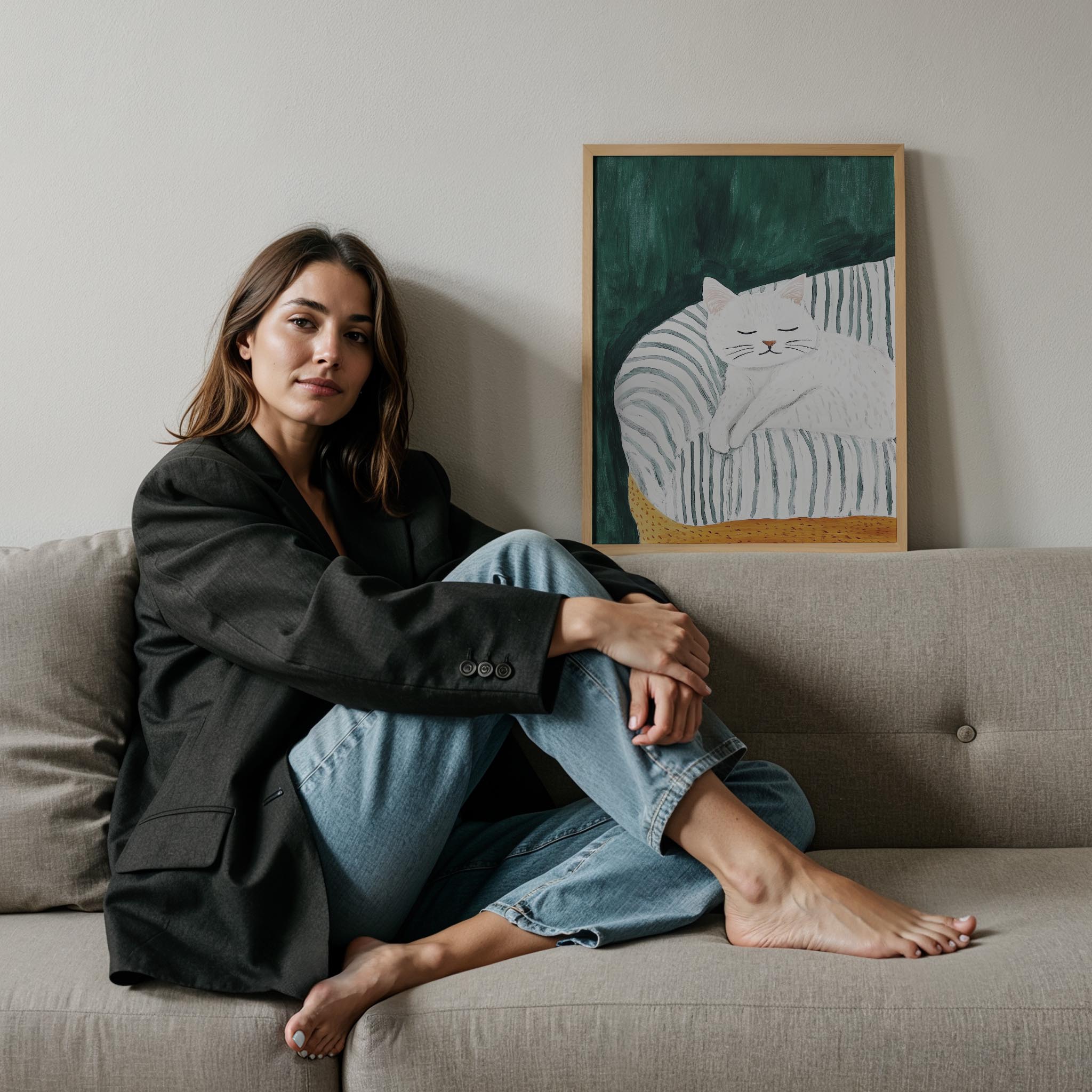 Kedi Portre XIV - Pamuk